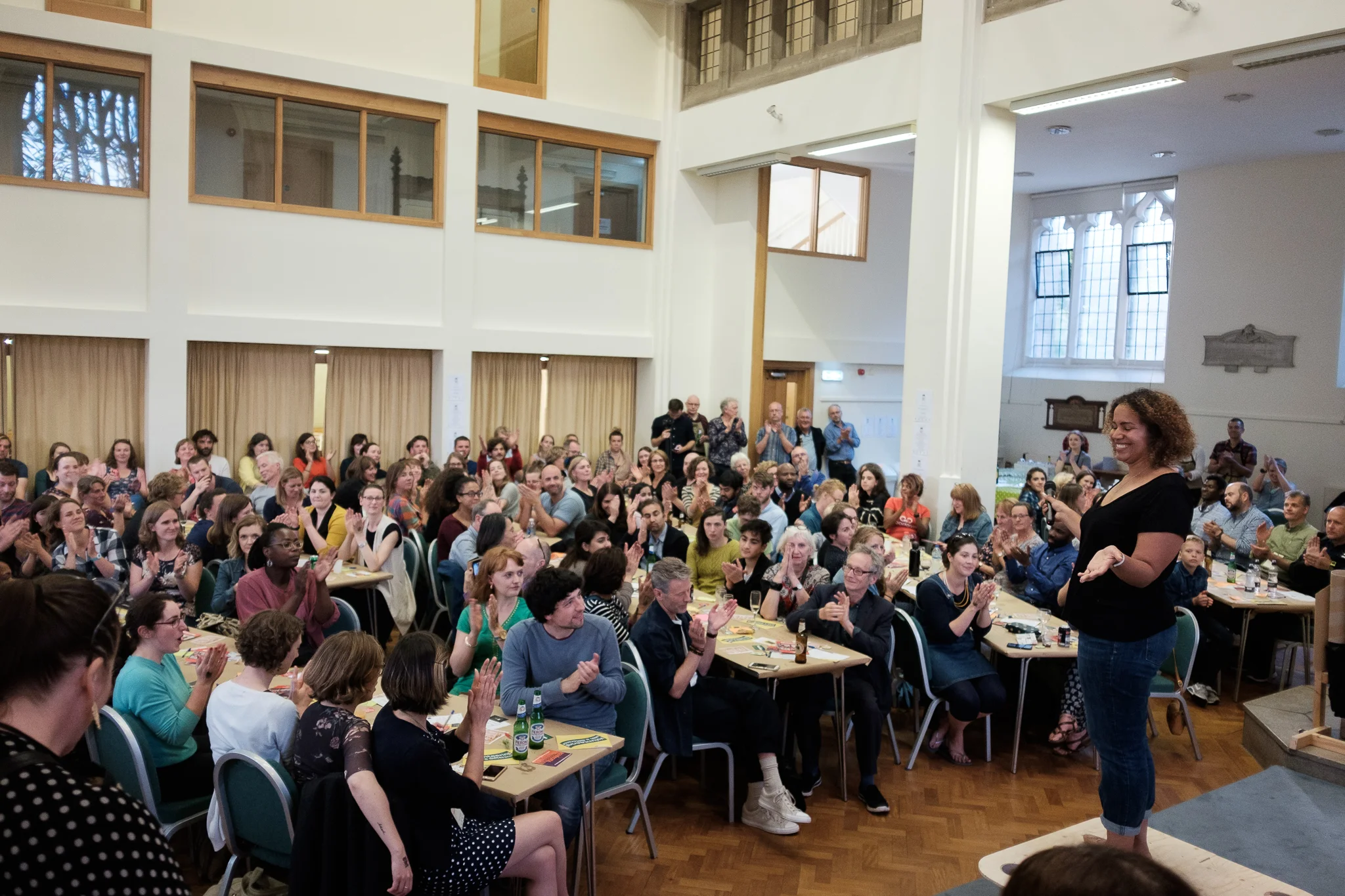 Just some of the village supporting me at Sheffield Soup . Photo by Chris Bentley