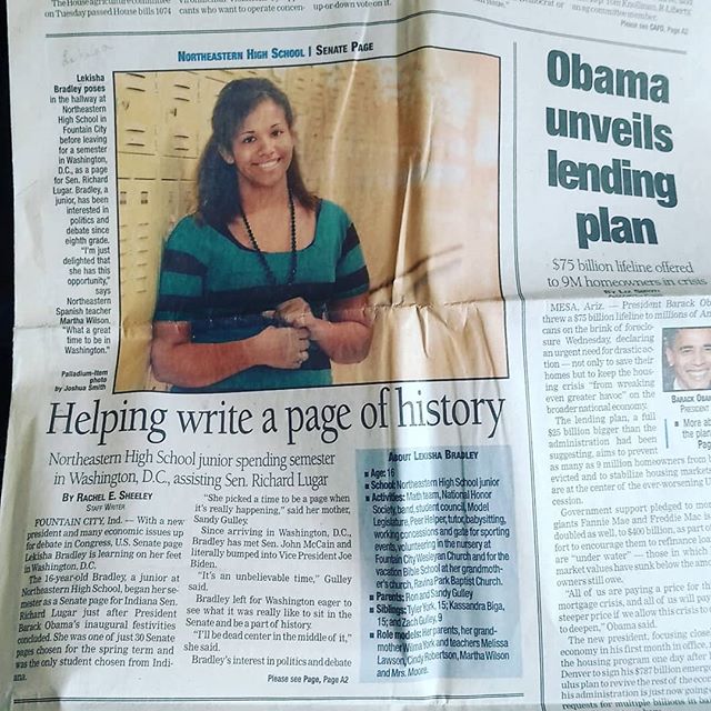 Just in the post: Grandma sending a gentle reminder of where I came from and why I enjoy working hard for girls like the one I was. I can now add Michelle Obama to those role models among other fab women.