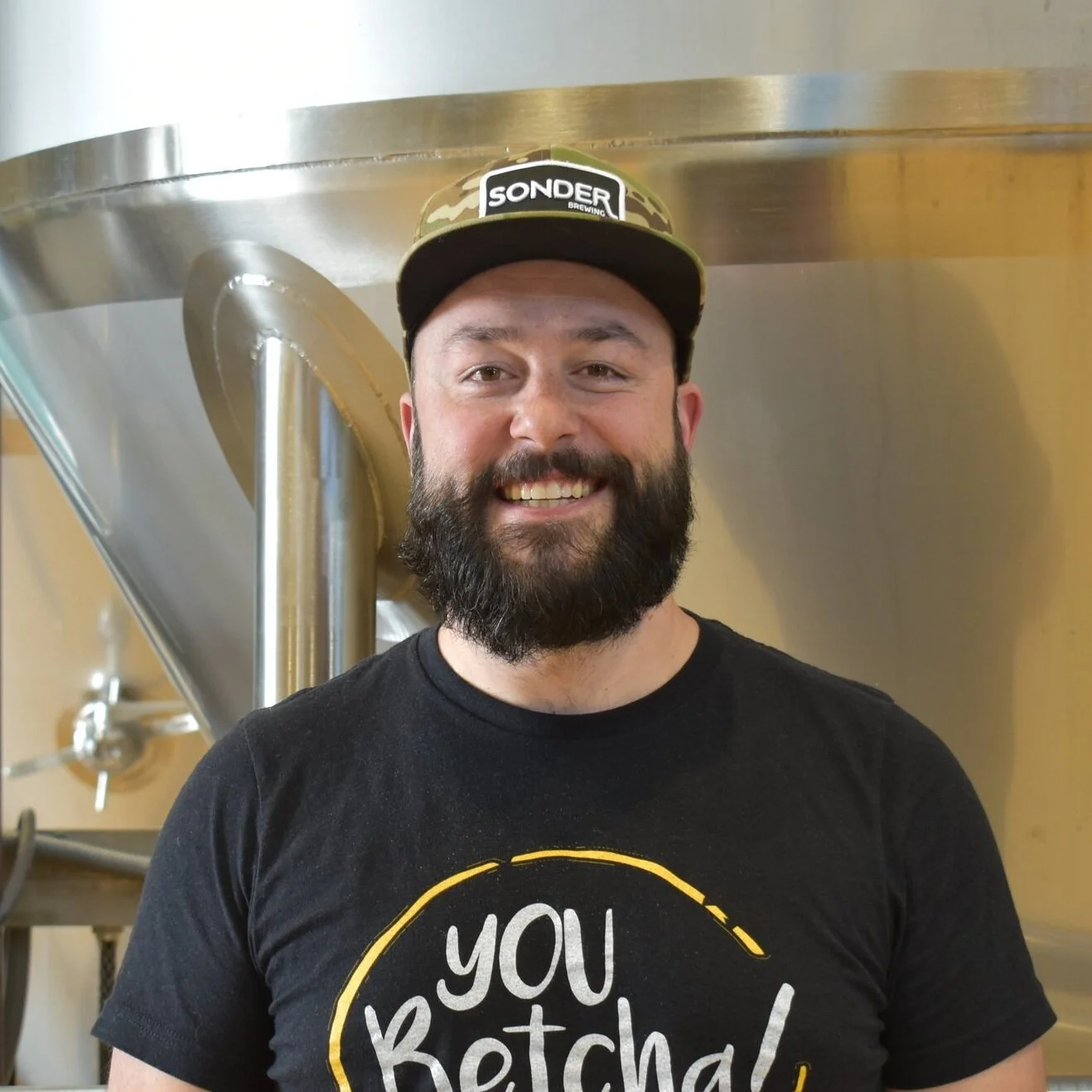 Justin - President/CEO Justin has had passion for beer for a long time, and it started with home brewing with his Dad for many years before being an owner at a brewery himself. When he wasn’t brewing his own beer, he was actively buying and trading beers with friends around the country. Being the father of four means that he spends a lot of his free time hanging with his wife and kids, cooking, and relaxing while watching The Office or baseball games. An avid sports fan his whole life, his dream beer with anyone is Peyton Manning, and the best way to get him on a tangent is bringing up the current state of the Cleveland Indians. There’s nothing Justin loves more than watching the Sonder team crush it at their jobs, and he feeds off that passion and energy everyday. He is a lover of all kinds of beer, but would choose a Traditional German Berliner Weisse if forced to pick one style forever. At Sonder you’ll see him grabbing a Midwesterner if it’s on tap.