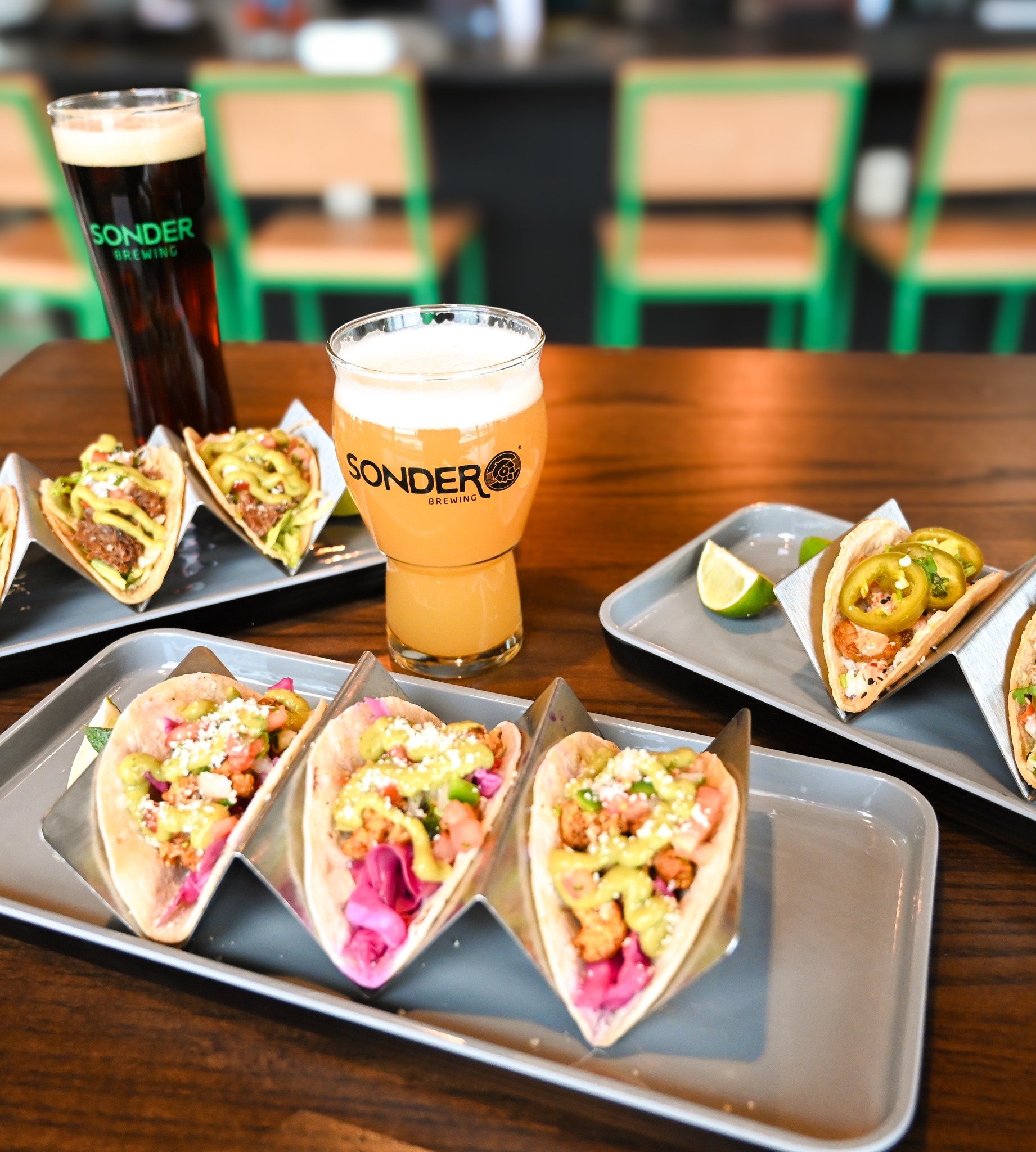We've got you covered for Cinco De Mayo weekend! With three different types of tacos and Uniquely Crafted margaritas or beer, we have everything you'll need! 🌮

#SonderTaphaus #SonderBrewing #UniquelyCrafted