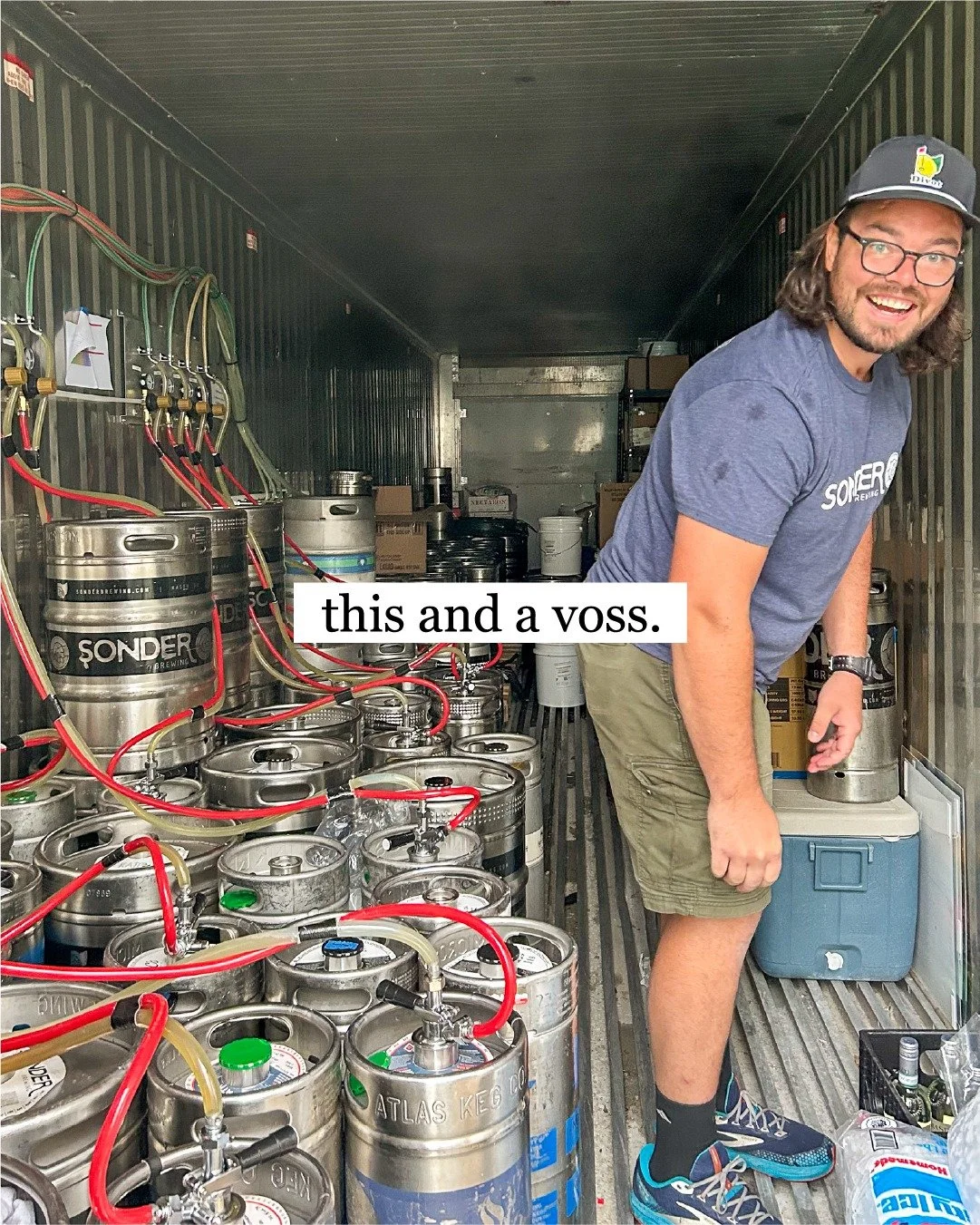 A crispy cold Voss is an absolute vibe. What are you pairing yours with?