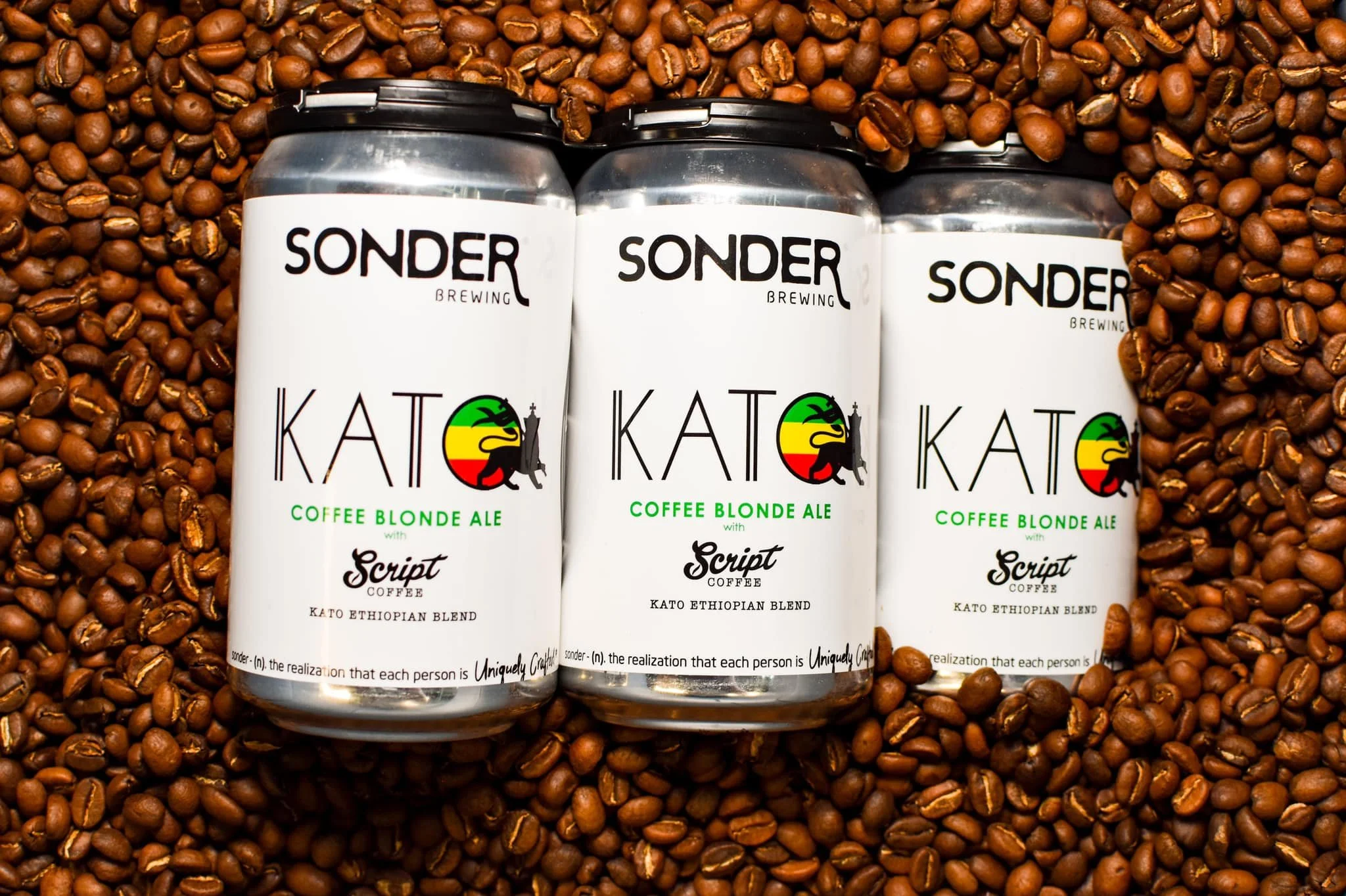 Calling all Kato fans ☕🍺
Your morning roast meets your favorite blonde - Kato Coffee Blonde Ale is back in cans! Smooth, lightly caffeinated, and brewed for coffee lovers who like their beer easy-drinking. Swing by Sonder and grab a few for your fri