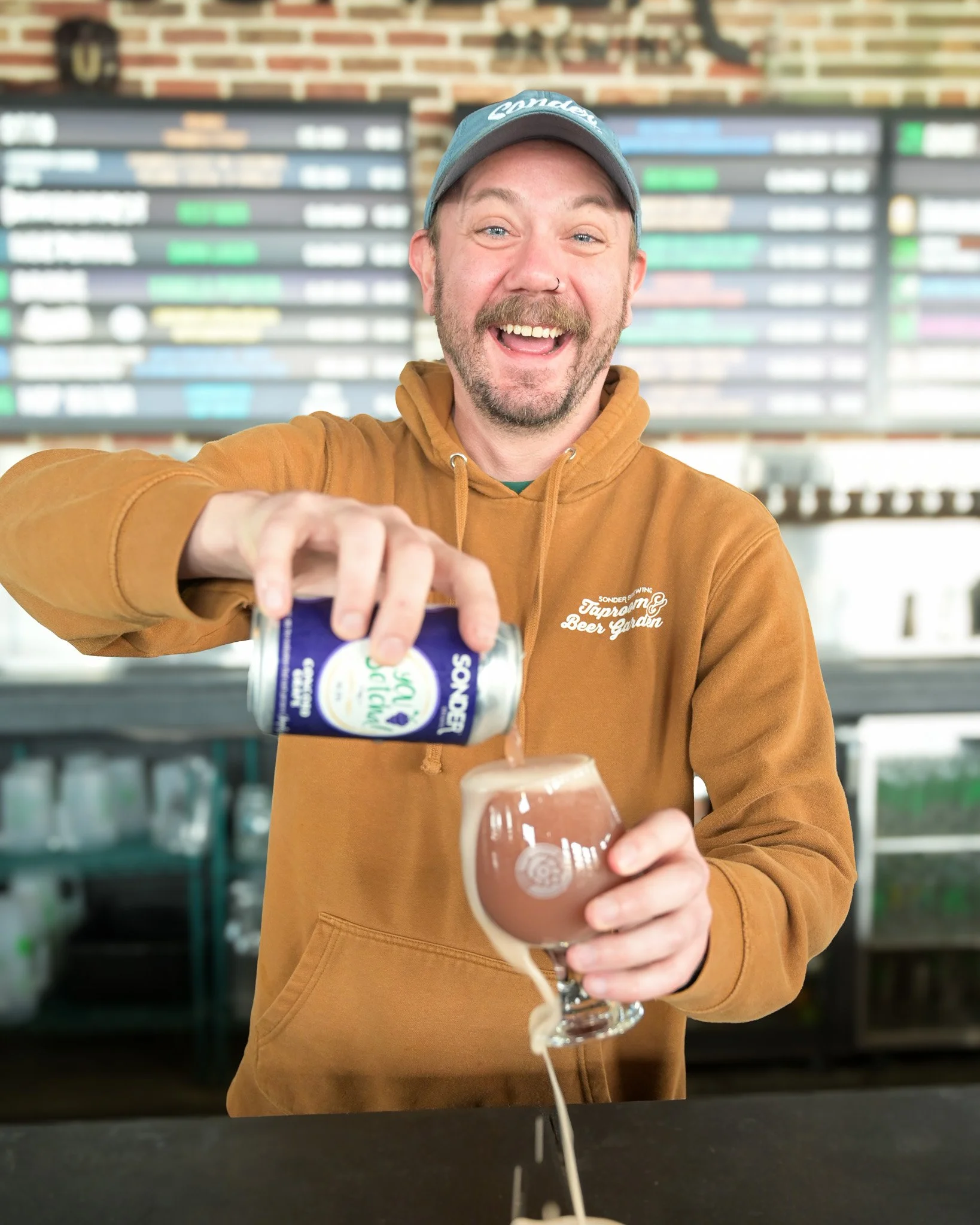 Plucked, packed, and pouring now.

Concord grape energy meets tropical hop juice vibes. This playful spin on our You Betcha! New England IPA bursts with sweet-tart Concord grape, bright citrus, and soft tropical fruit, all wrapped in that smooth, pil