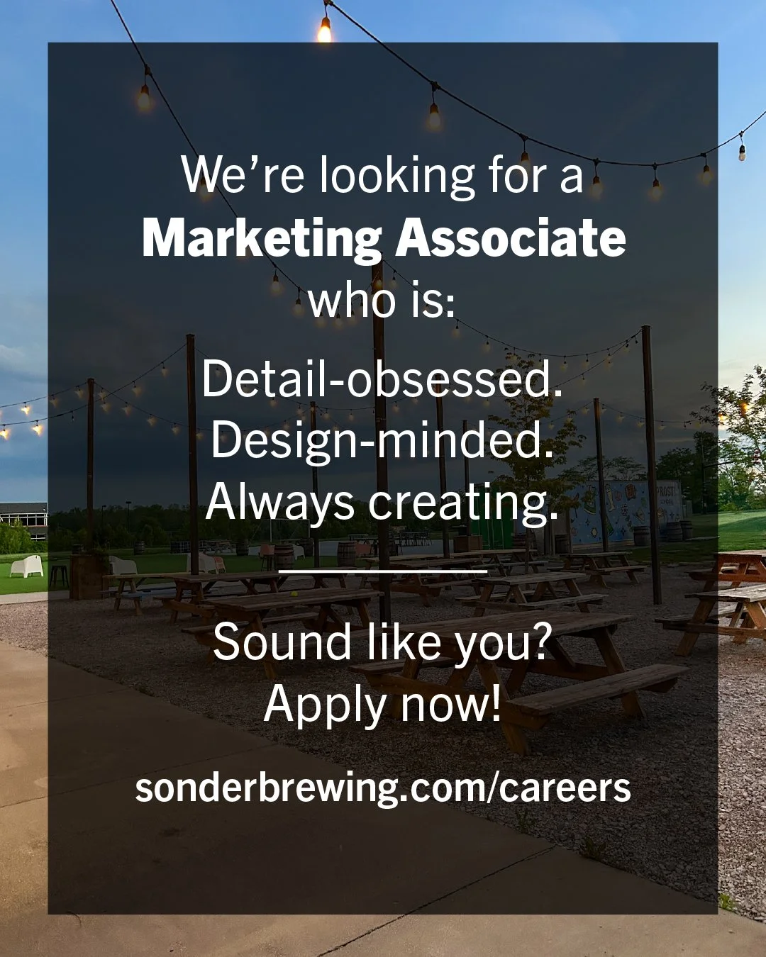 We&rsquo;re looking for a Marketing Associate who&rsquo;s passionate about design, dialed into social, and obsessed with the details. Bonus points if you thrive on a team that moves fast and gets things done.

Sound like you? Apply now!