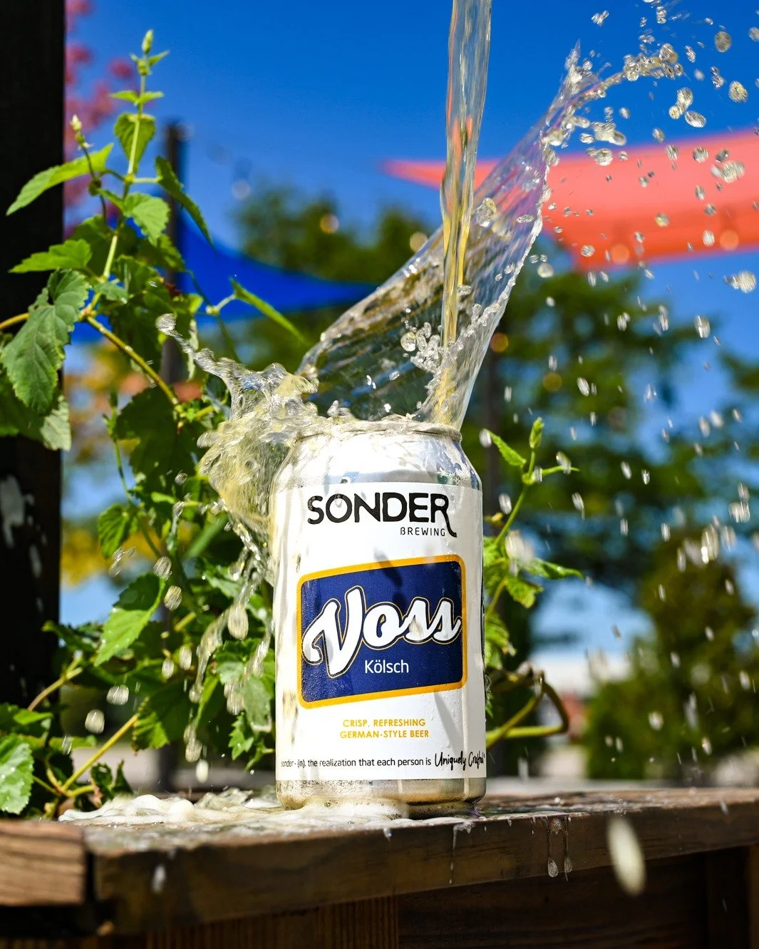 Monday called and said you need a Voss in the beer garden.