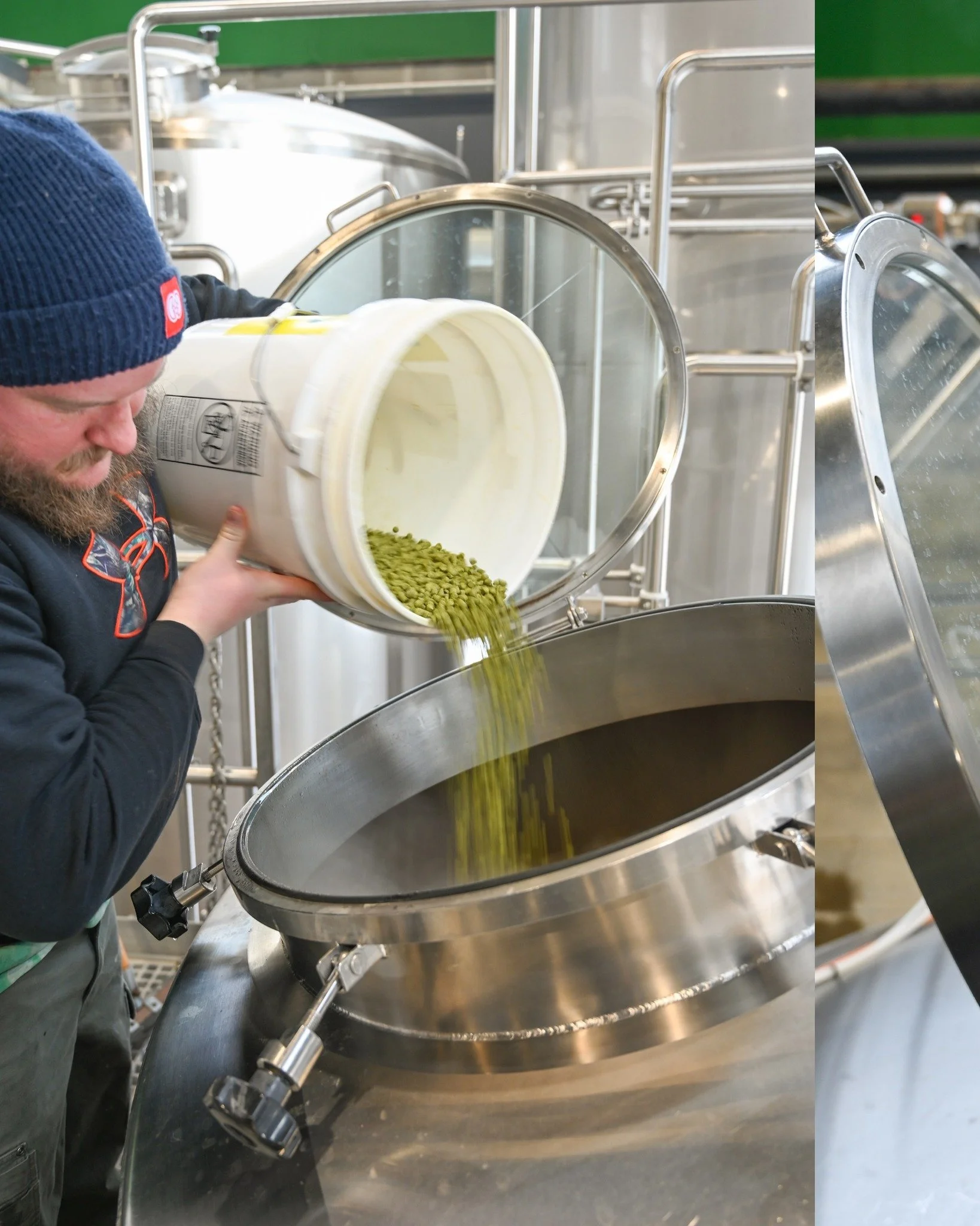 Ever wondered what goes into our award-winning brews? Swipe to see a glimpse of our brewing process! Quality ingredients &amp; expert care in every batch. 

Our brewers pour passion into every step, from grain to glass.  Experience the craft firsthan