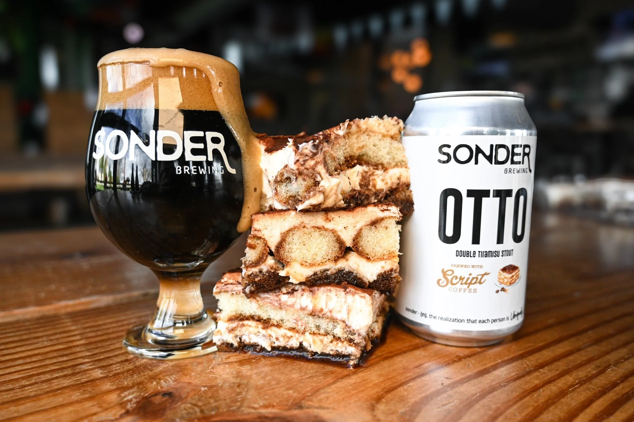 In honor of National Baking Day, we're highlighting a Sonder classic, Otto Double Tiramisu Stout. Brewed with Madagascar vanilla beans, with massive notes of rich cocoa and coffee.