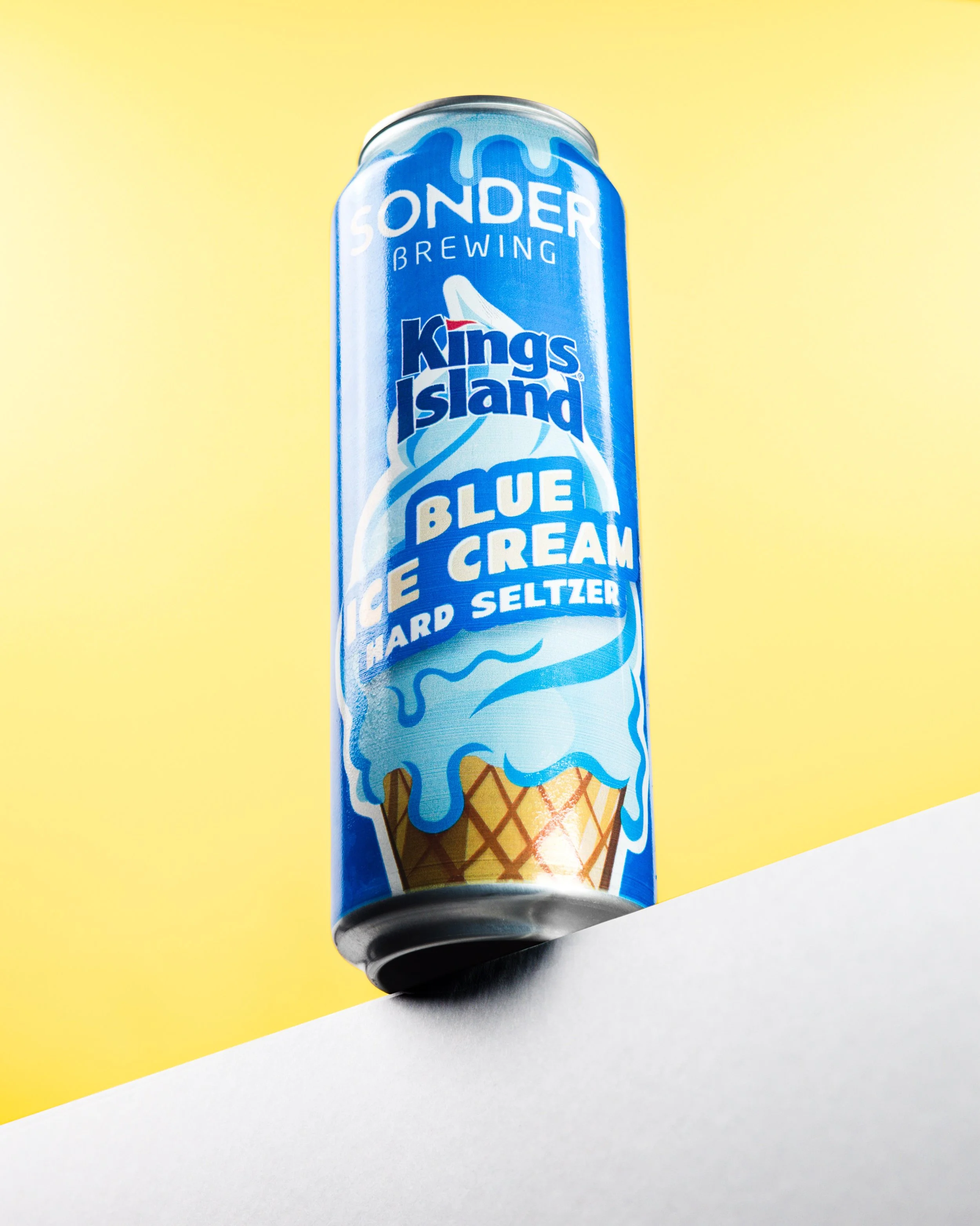 @kingsislandpr Blue Ice Cream Seltzer is back on tap and available for can purchases in the taproom! 

#blueicecream #kingsisland #sonderbrewing #sonder #creative