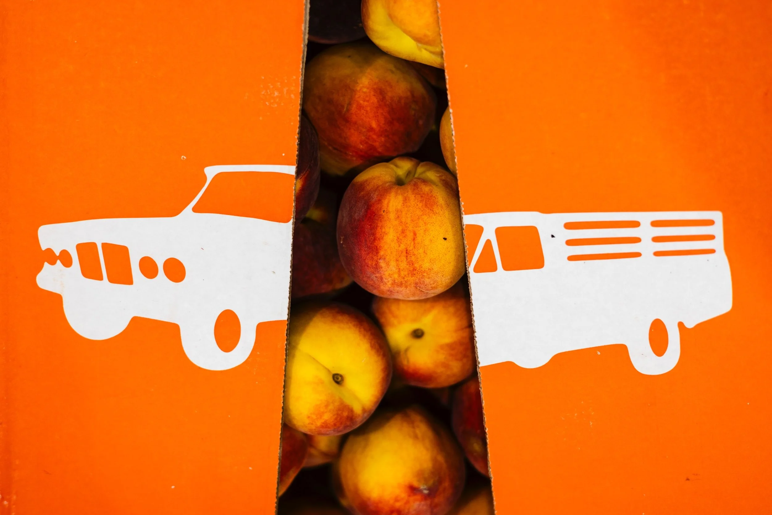 They said never mix black and white with color&hellip; They also never met our peach 🍑. @thepeachtruck