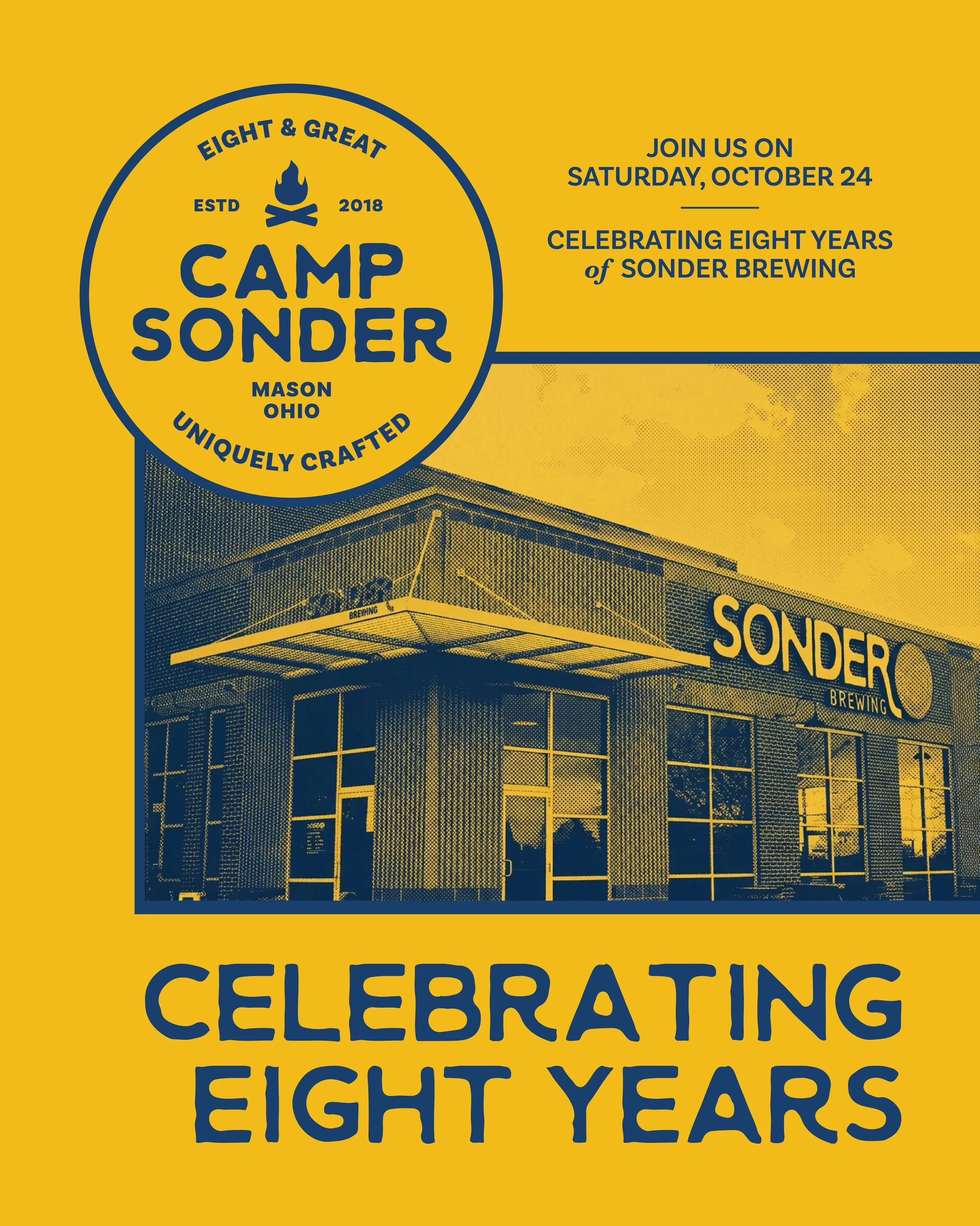 Who&rsquo;s ready for some serious camp vibes?! Get ready to gather around the fire, enjoy live music, sip on NEW beer releases, and dig into a special menu made just for the occasion.

#sonderbrewing #sonder #camp #beer #creative