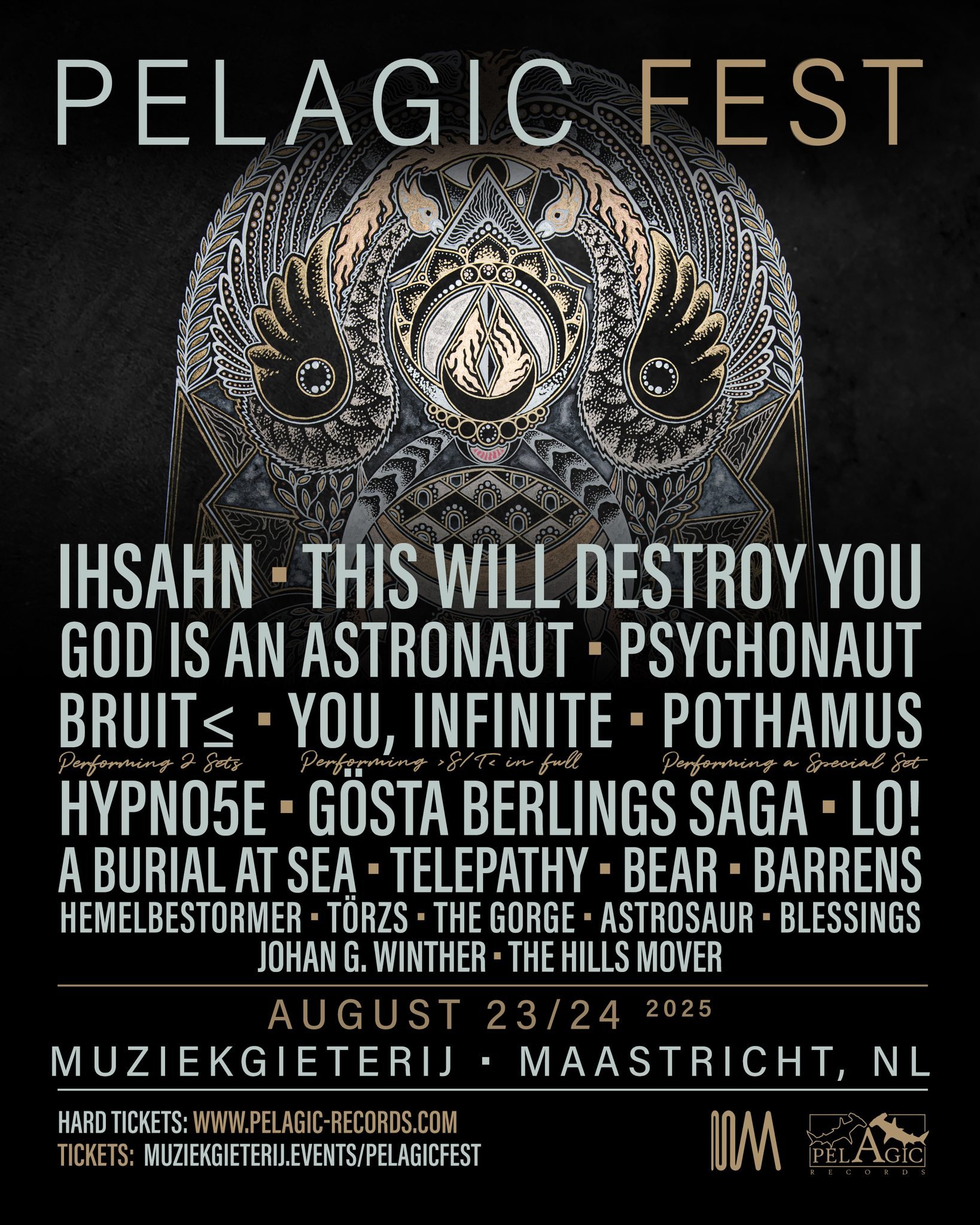 Looking very much forward to join this great lineup in August, see you in Maastricht 🇳🇱🖖🏻

@pelagic_records @muziekgieterij.nl