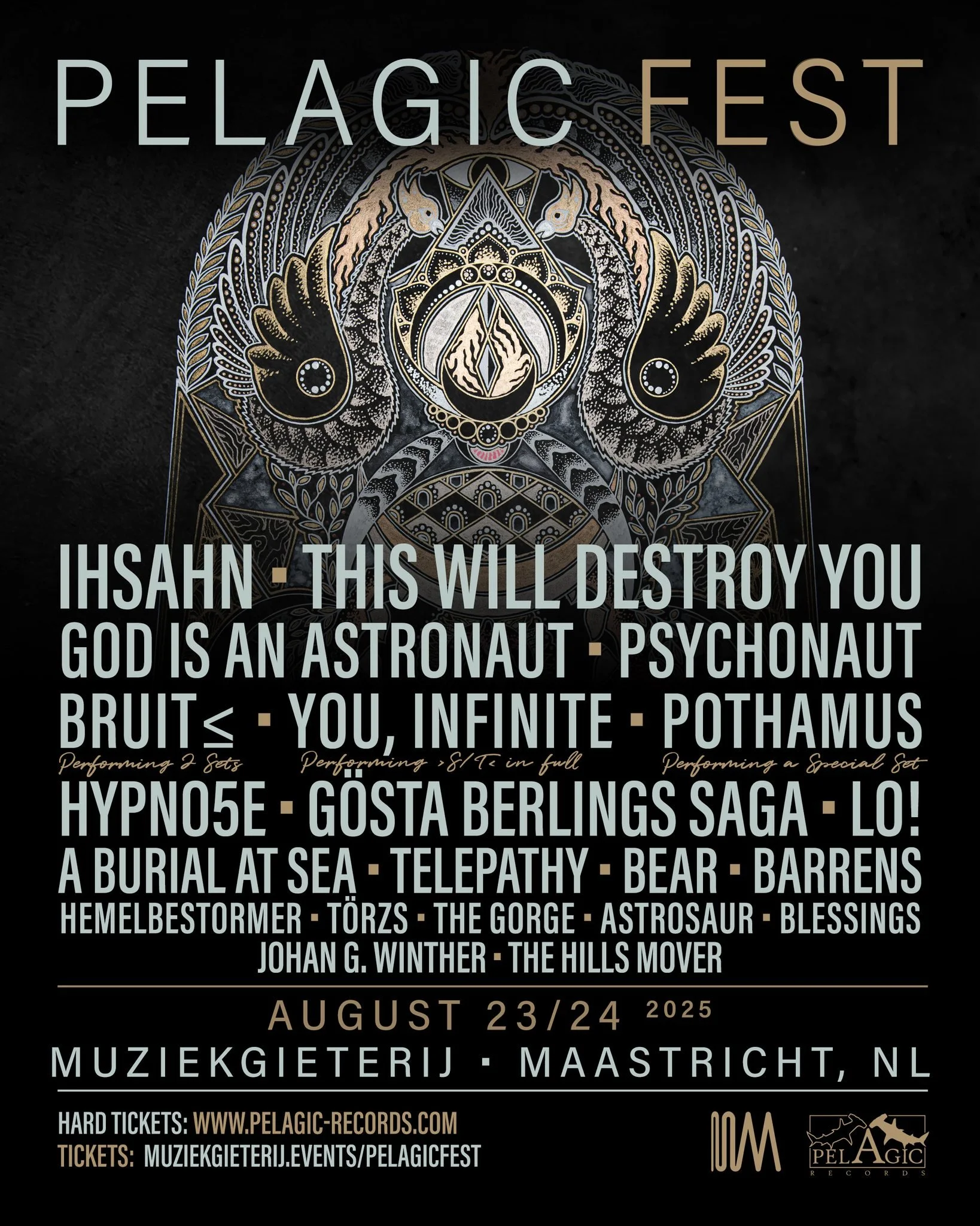 Looking very much forward to join this great lineup in August, see you in Maastricht 🇳🇱🖖🏻

@pelagic_records @muziekgieterij.nl