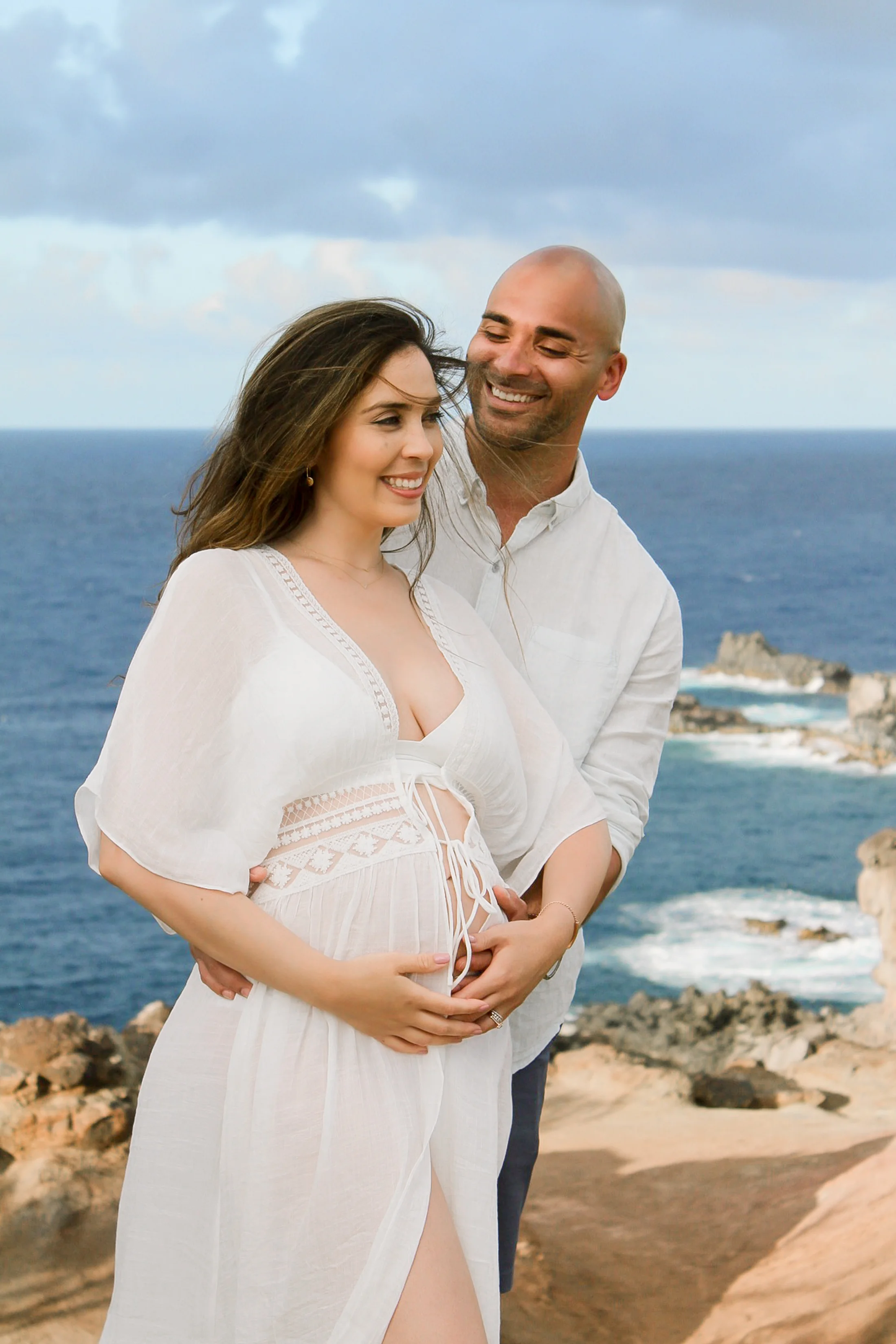 Maternity Session Above the Sea