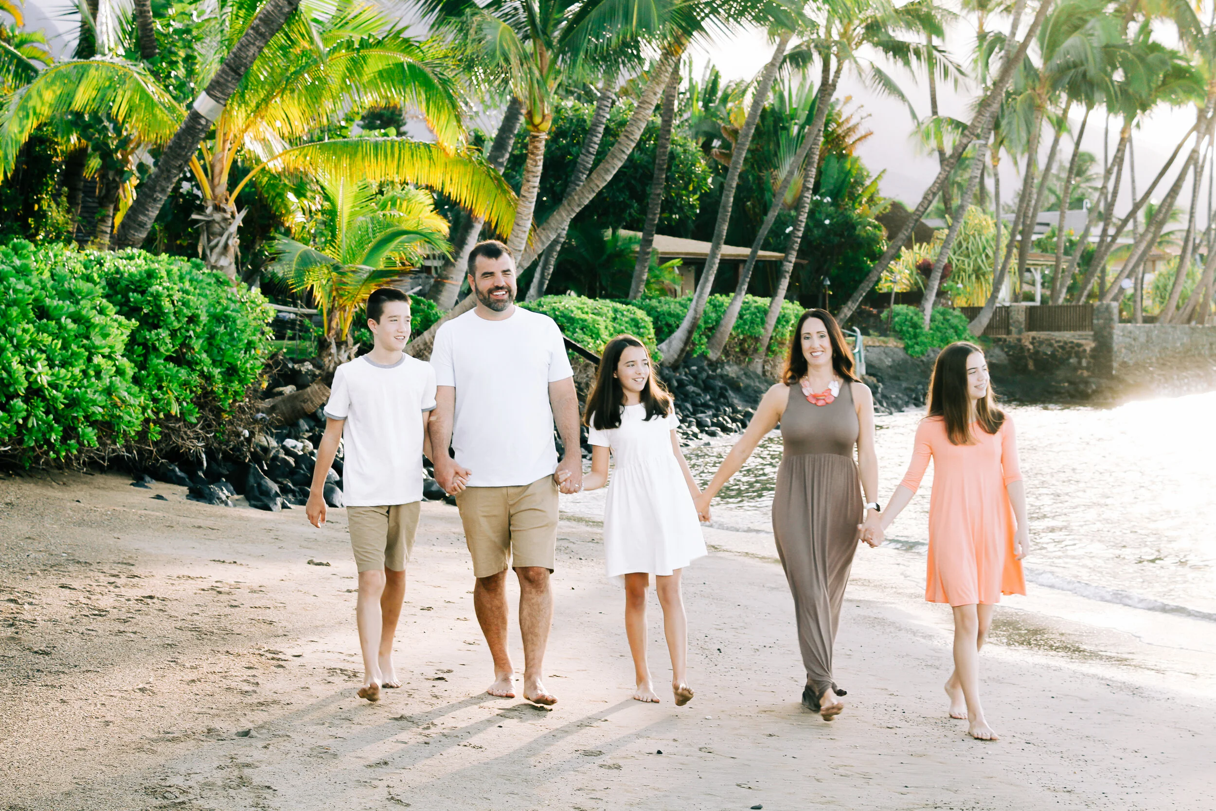 Winter Family Session at Baby Beach 
