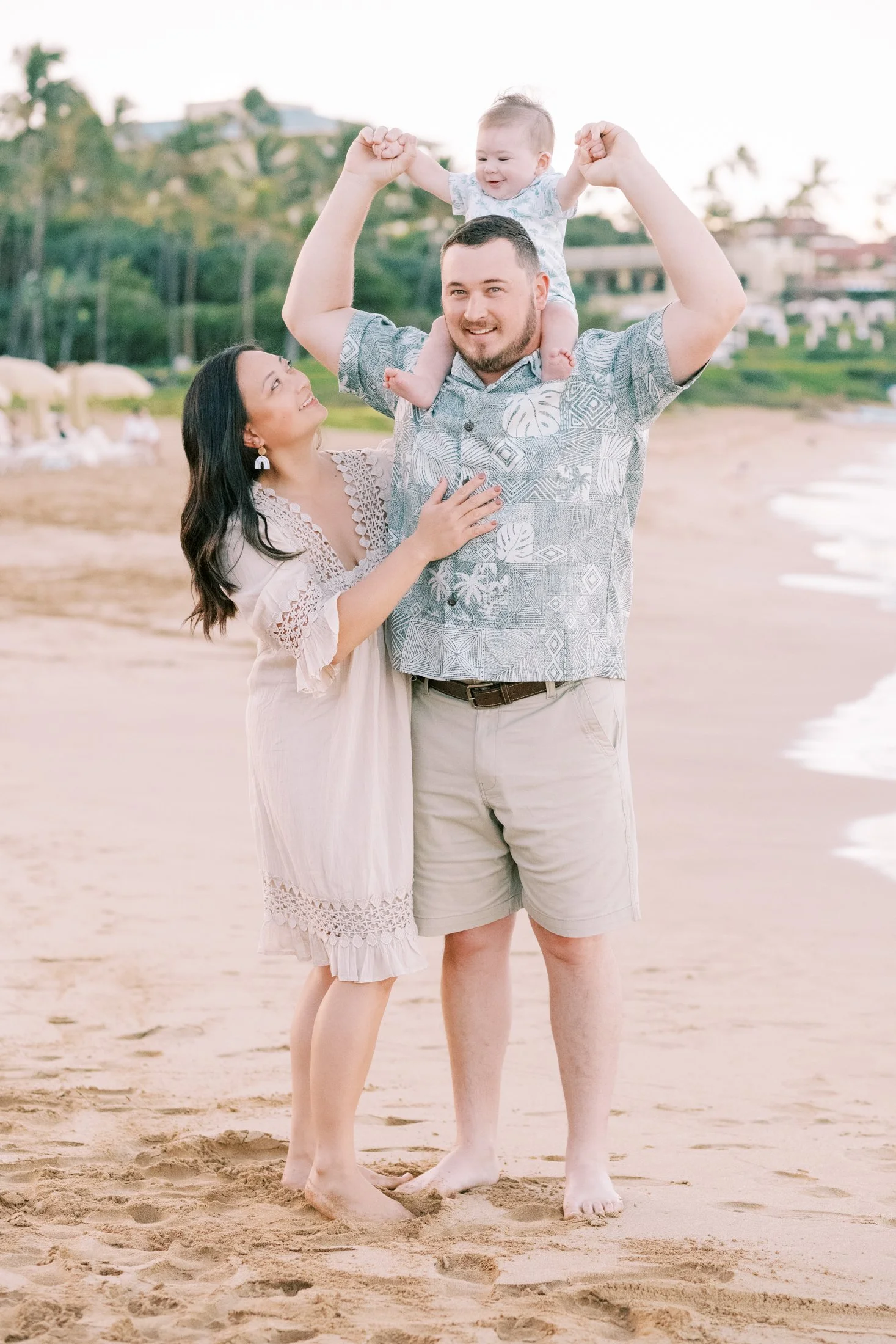 Wailea Beach Family Photoshoot Maui 