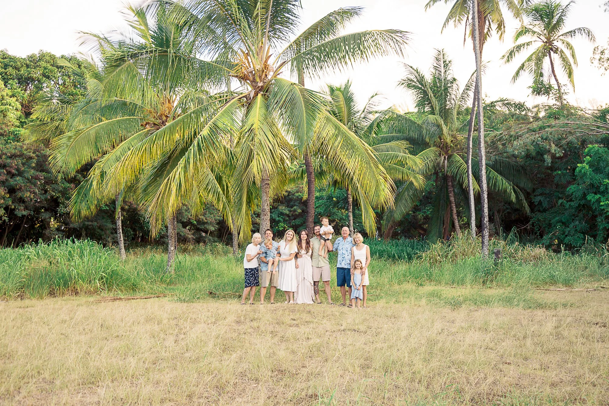 Hawaii Multigenerational Family Photoshoot