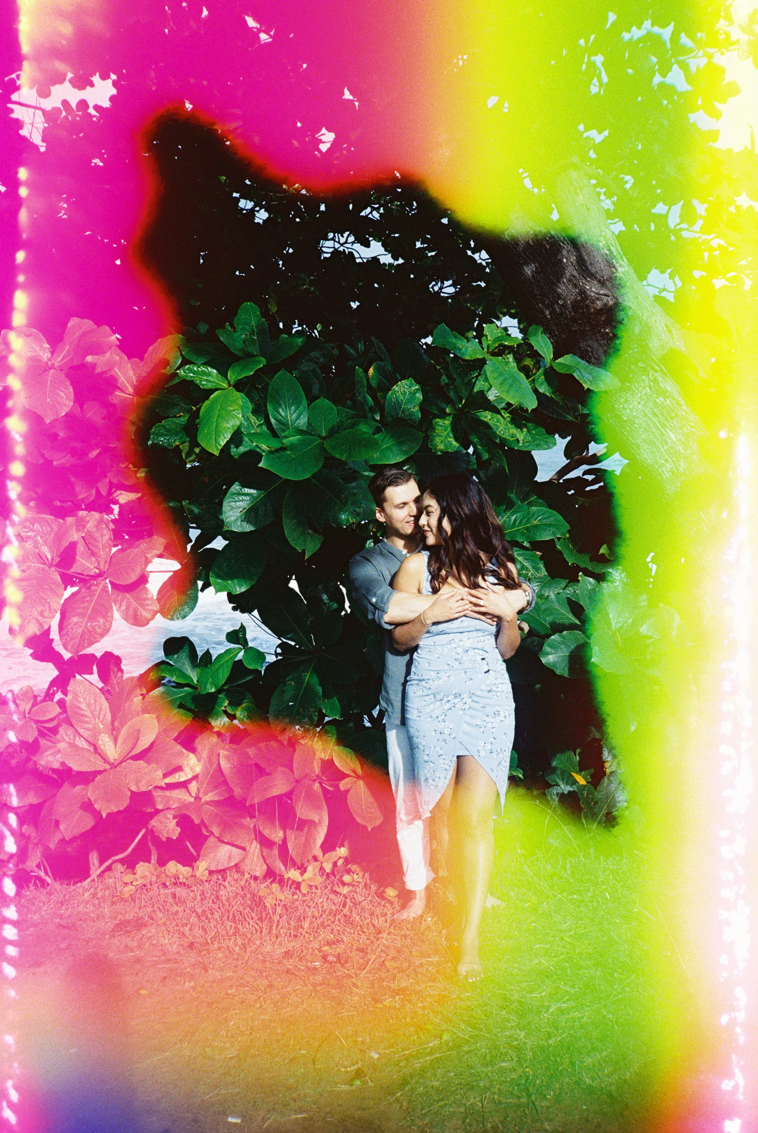 Wailea couples photoshoot captures all on film in Hawaii.