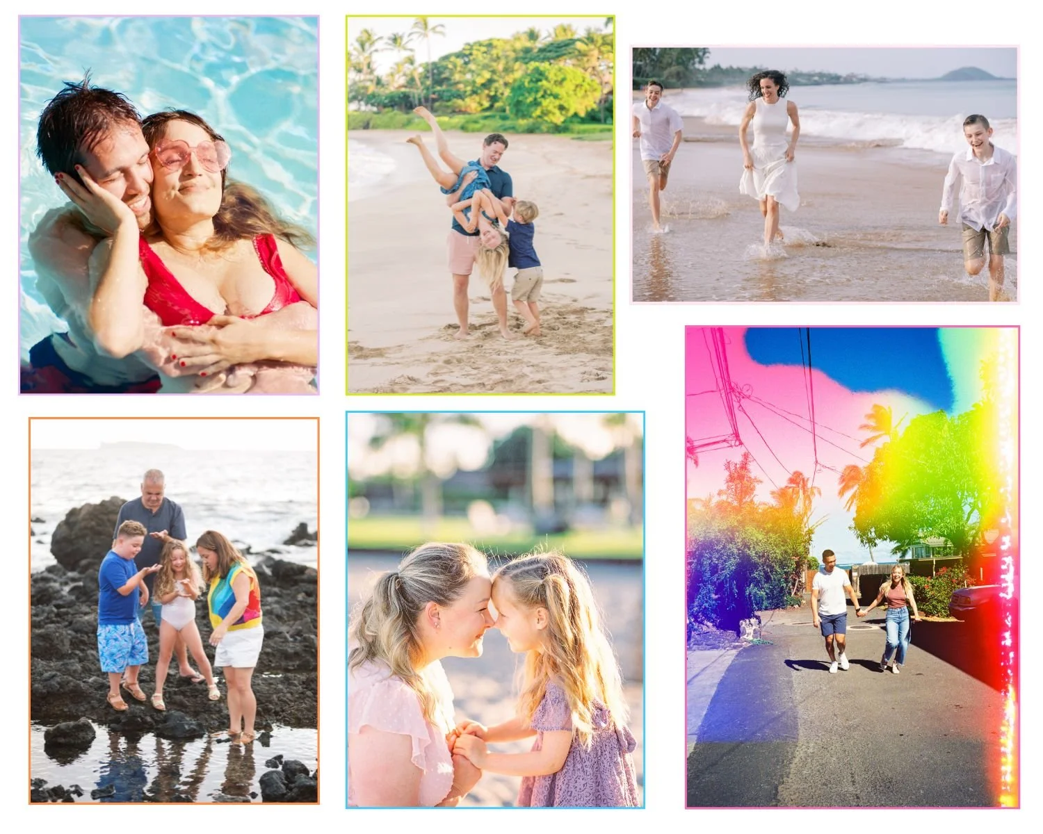 Maui's best family photographer capturing fun filled beach photo sessions.