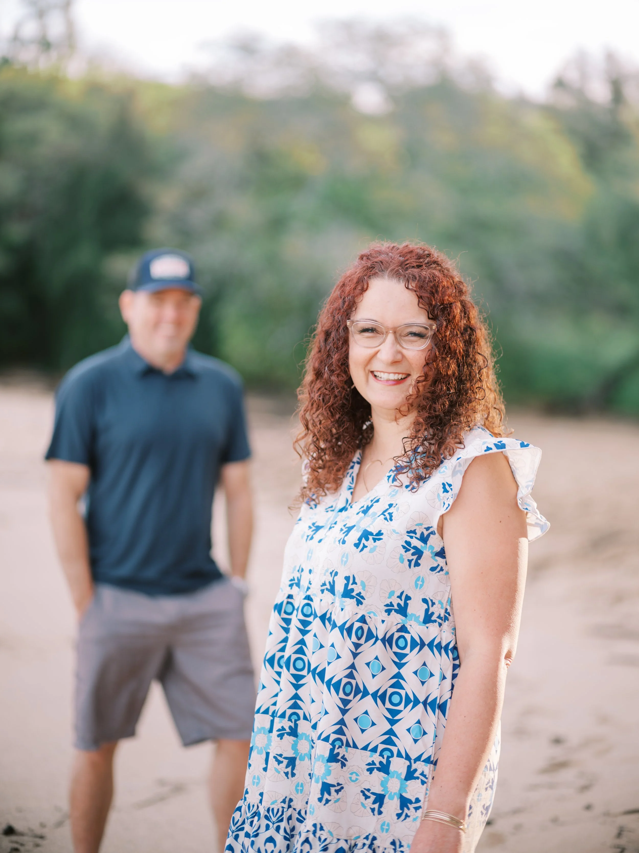A family photoshoot in the early morning at the Ritz Carlton in Kapalua Maui.