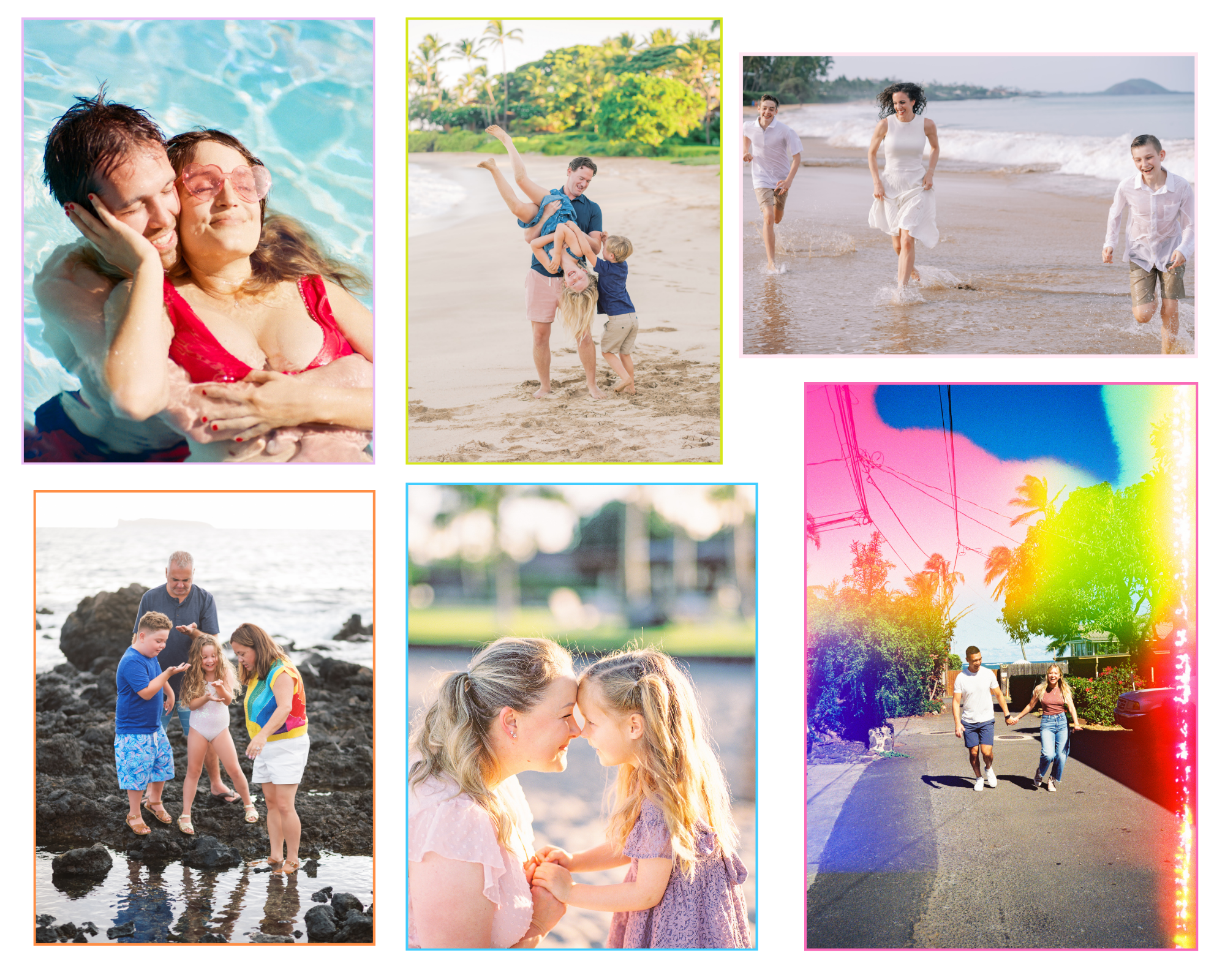 Maui's best family photographer capturing fun filled beach photo sessions.