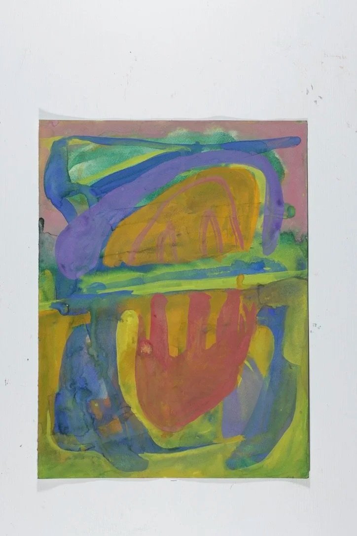 "Tlalpan"  2023  wc on paper 15"x11.5"