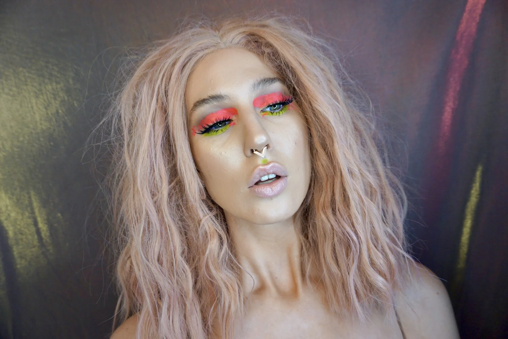 Wig found on Amazon, Custom cut & styling thanks to @LaurenNietz Nose ring found on Etsy @ElishaFrancis
