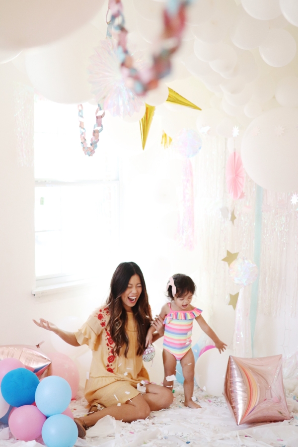 Carter's rainbow unicorn dress confetti montrose studios joyfullygreen