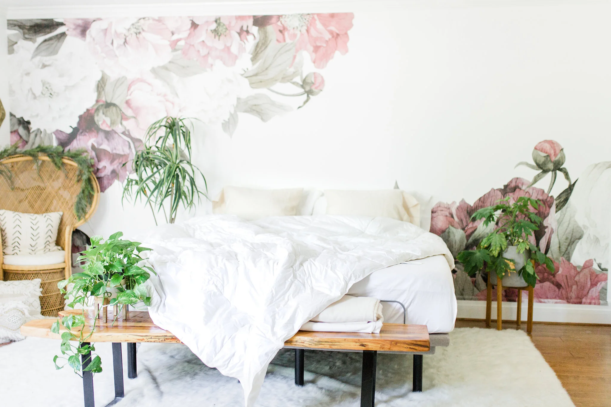 How to Get Better Sleep 3 Quality Bedding Basics To Build your Sanctuary The Company Store Review Joyfullygreen 4 linen duvet cover boho bedroom.jpg