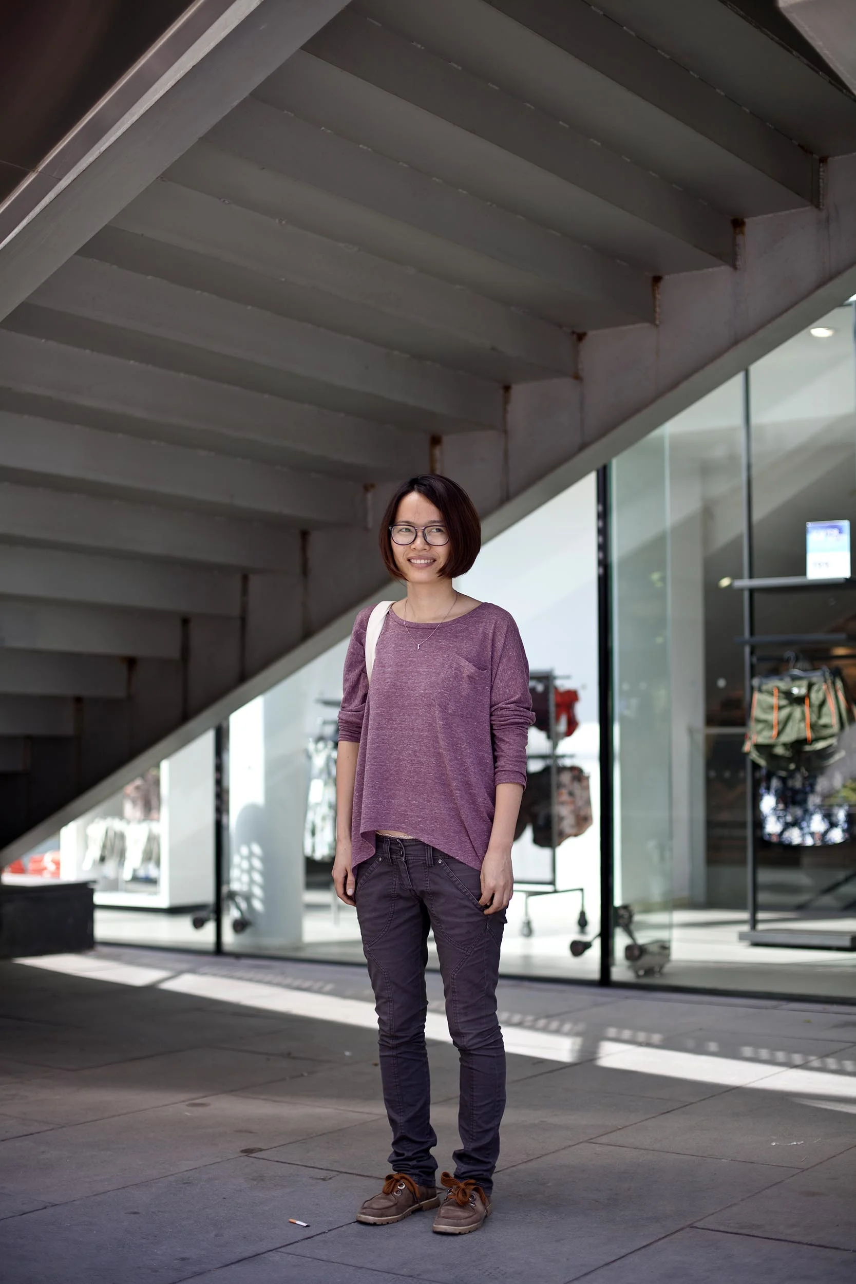  A photograph of a fashionable young woman in Beijing, China  Documentary and portrait photography commissioned by the Beijing Government 