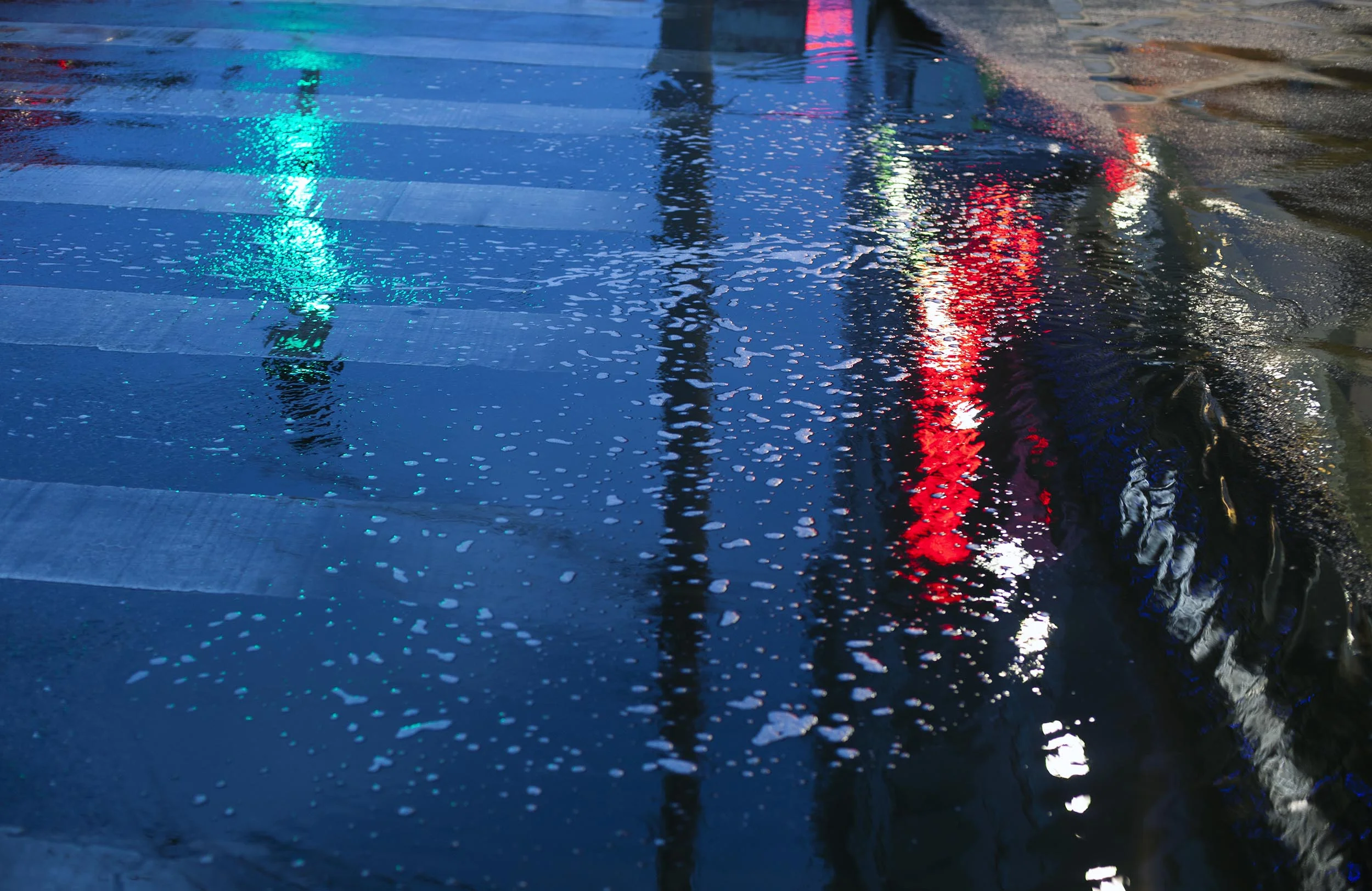 A photograph of reflections in a puddle Beijing, China Photography for Beijing Government