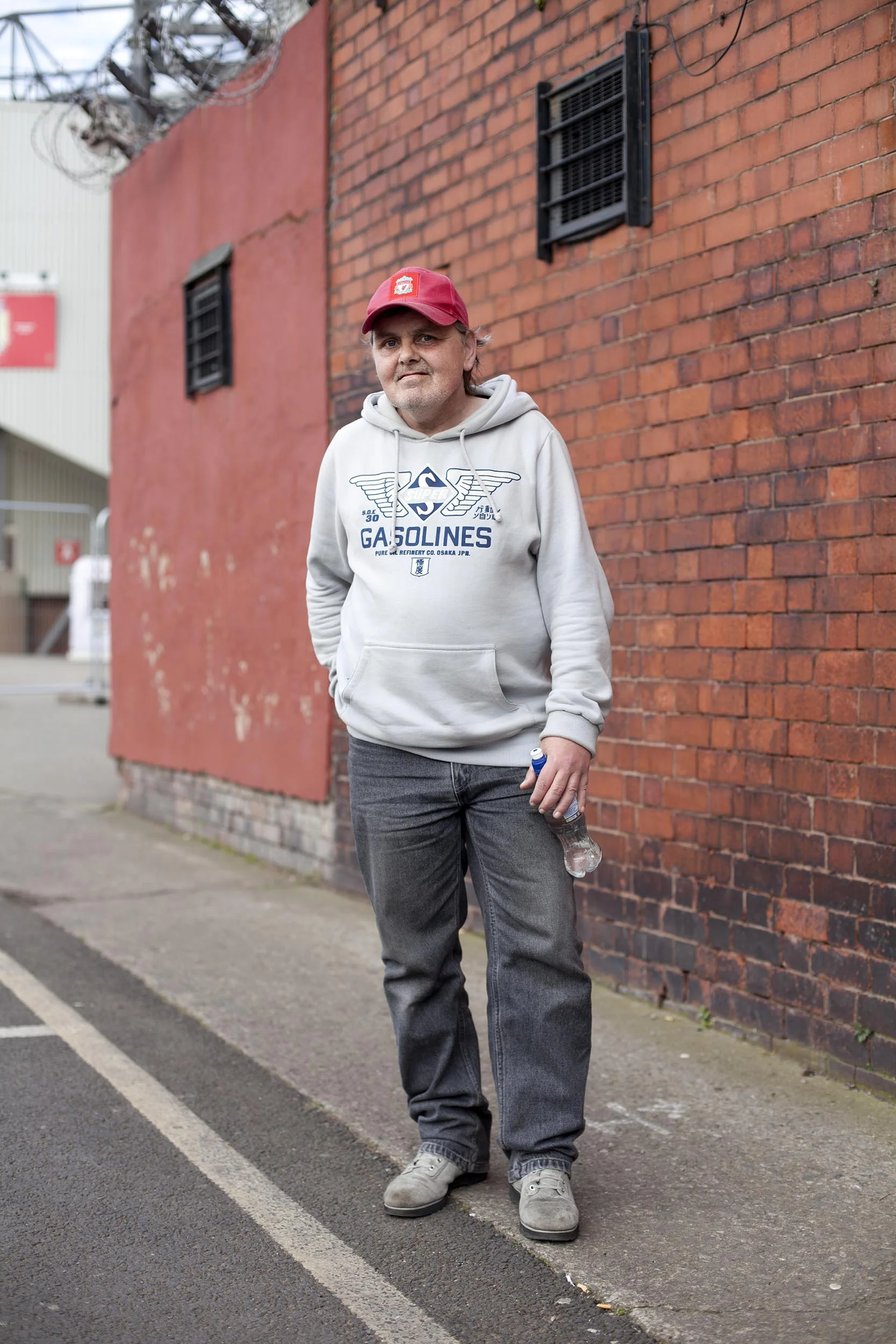 Local fan near Anfield, Liverpool - Documentary Photography
