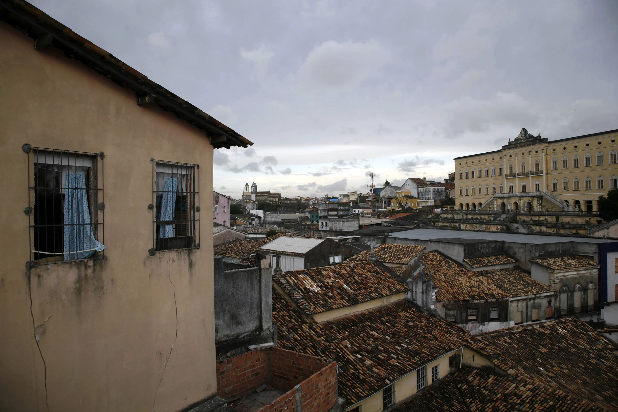 A documentary travel photograph taken from a church in Salvador, Bahia, Brazil. Photography part of personal project
