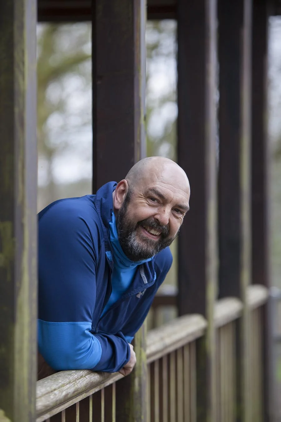 A portrait of Jimmy Banks. Photographed for Royal Bank of Scotland