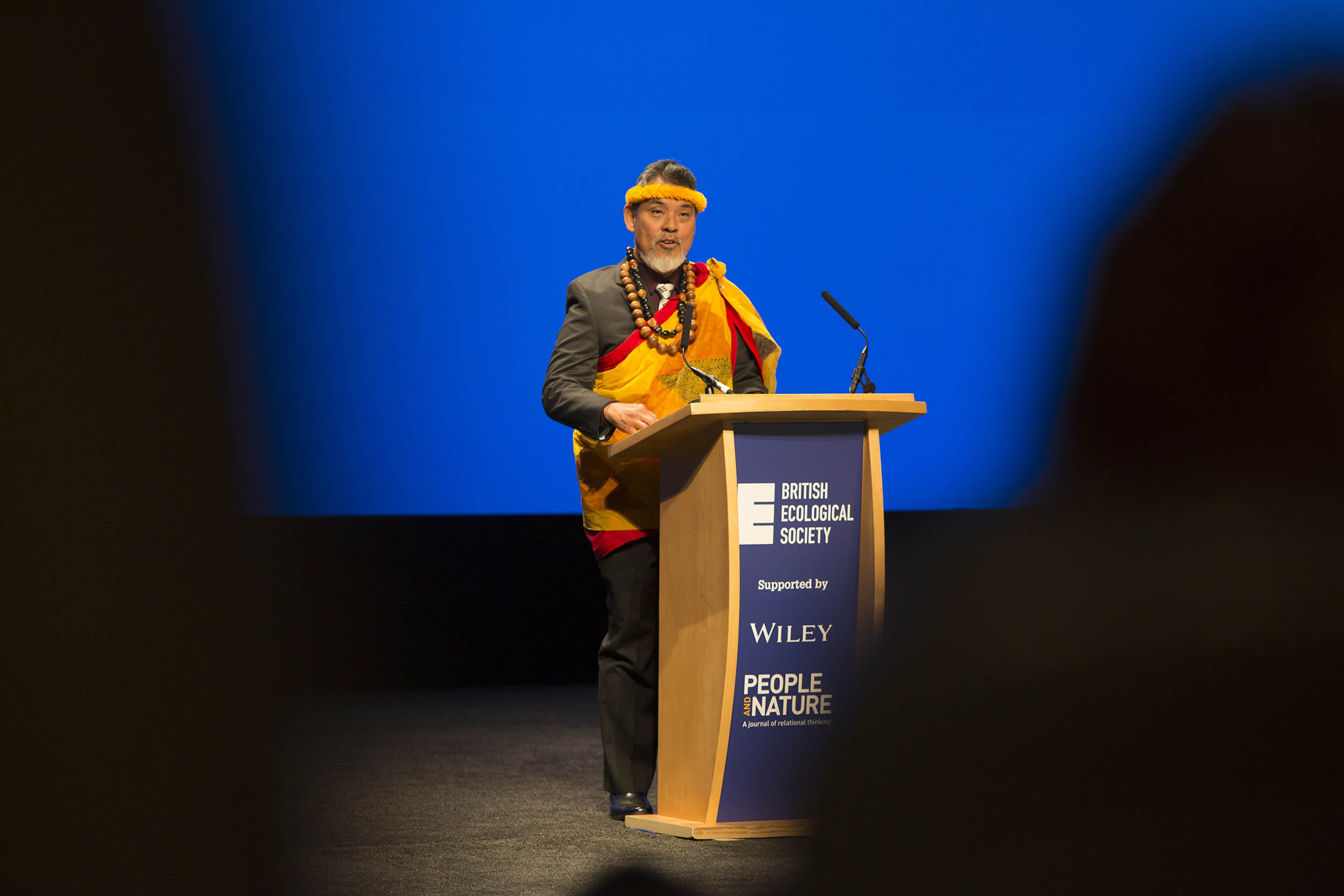  A photograph taken at a conference in Edinburgh of the British Ecological Society 