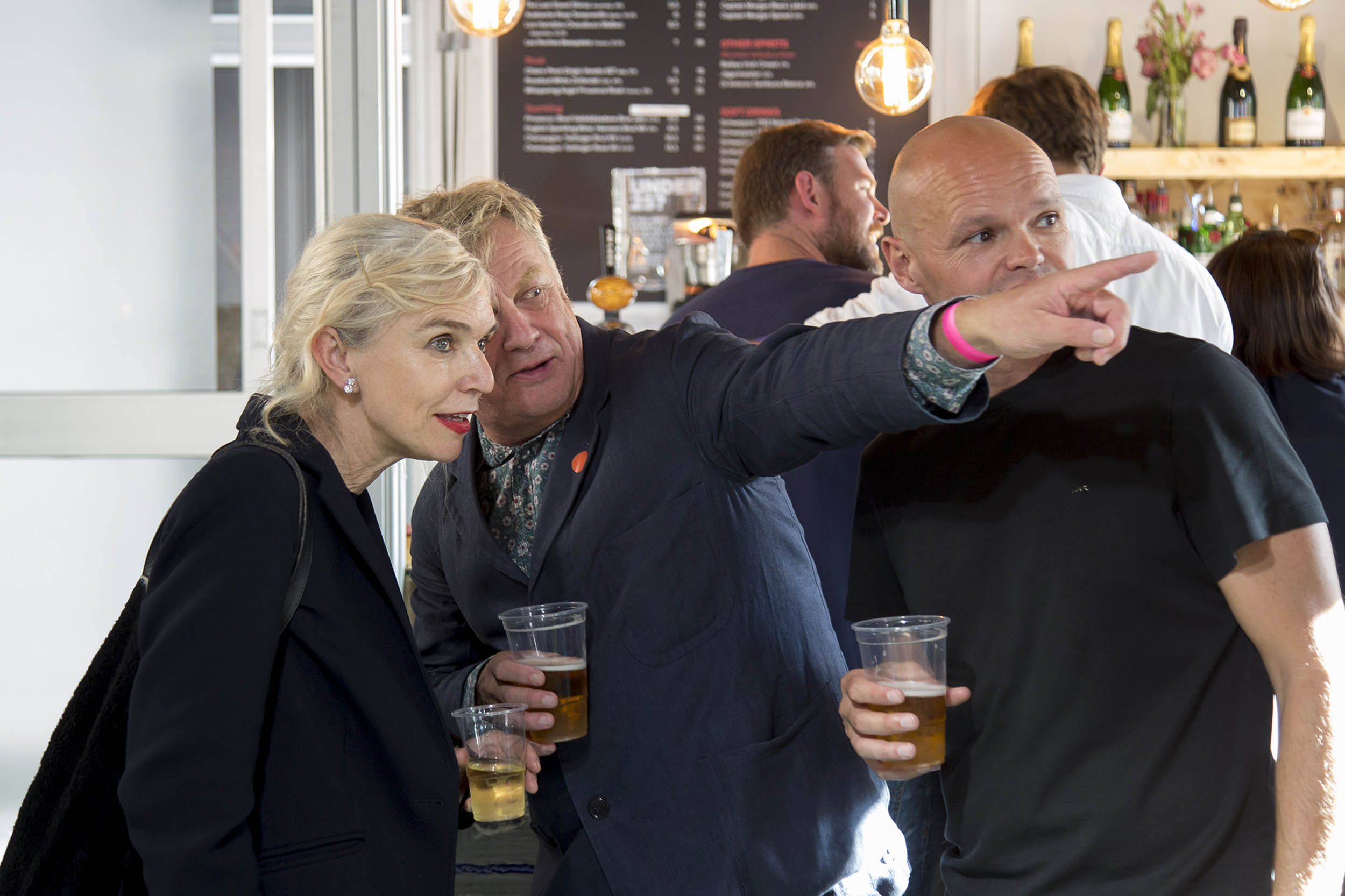 A photograph at an event during the Manchester International Festival