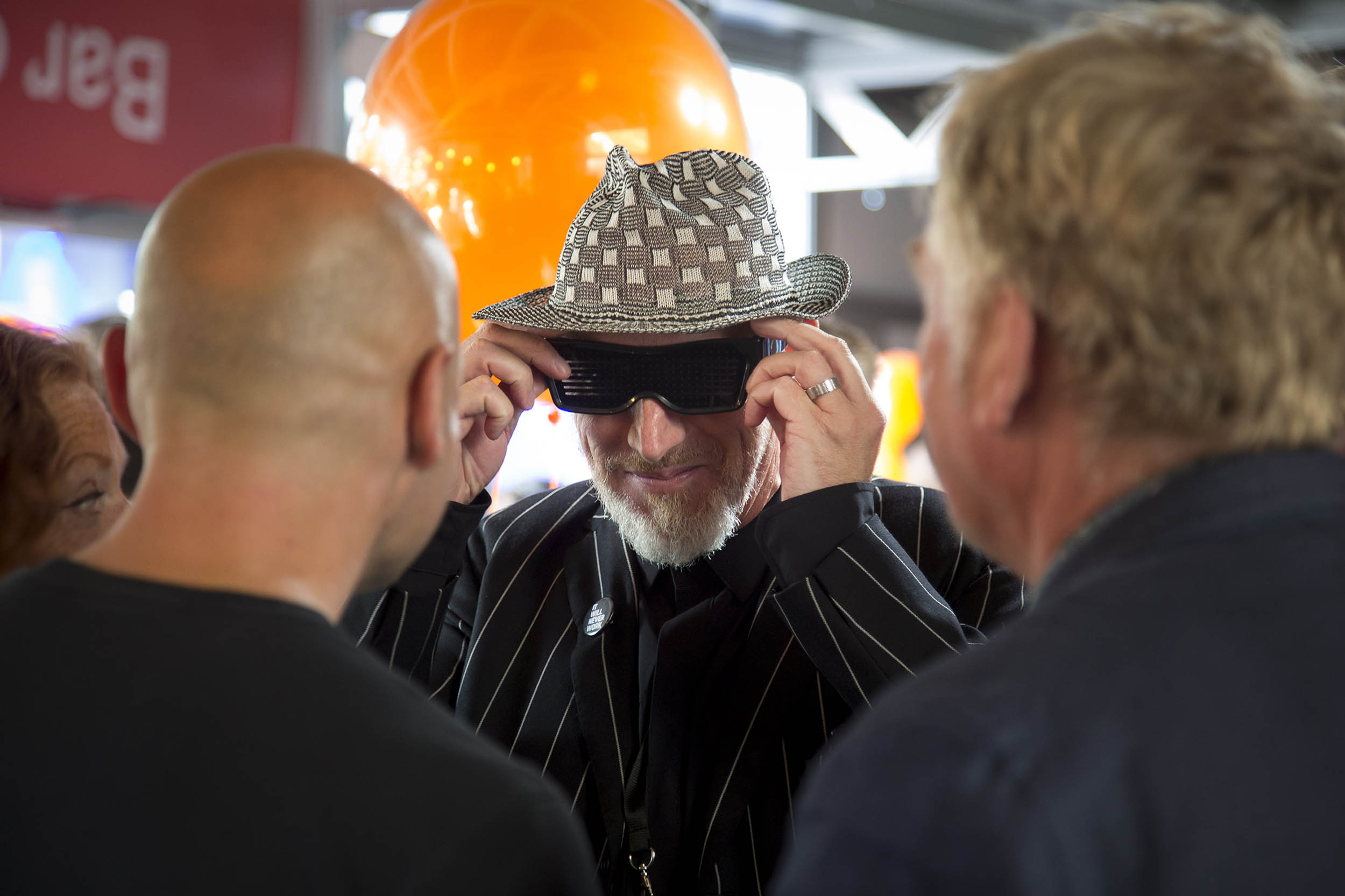 A photograph at an event during the Manchester International Festival