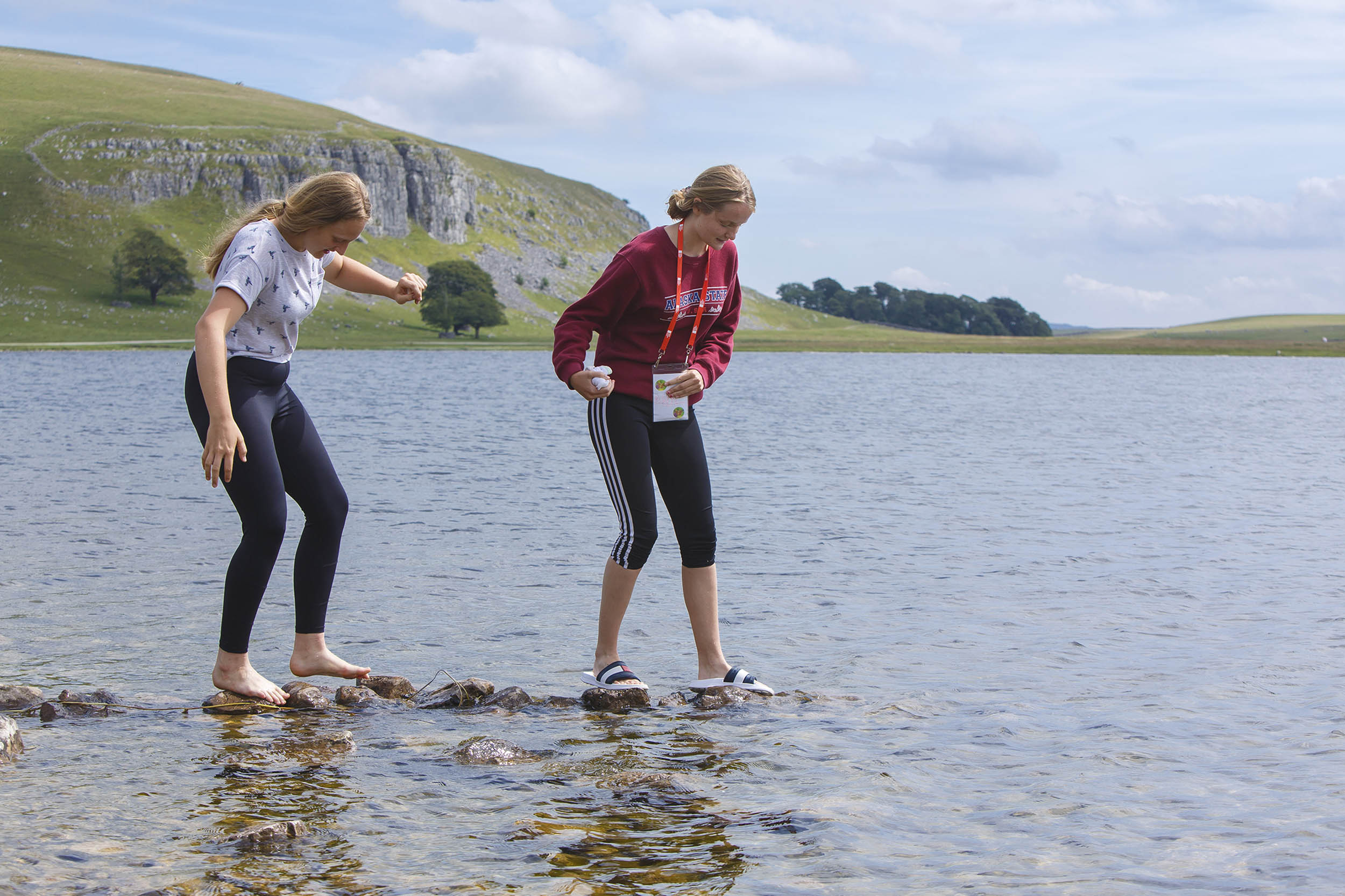  A photograph taken at the British Ecological Society Summer School at Malham Tarn, Yorkshire 