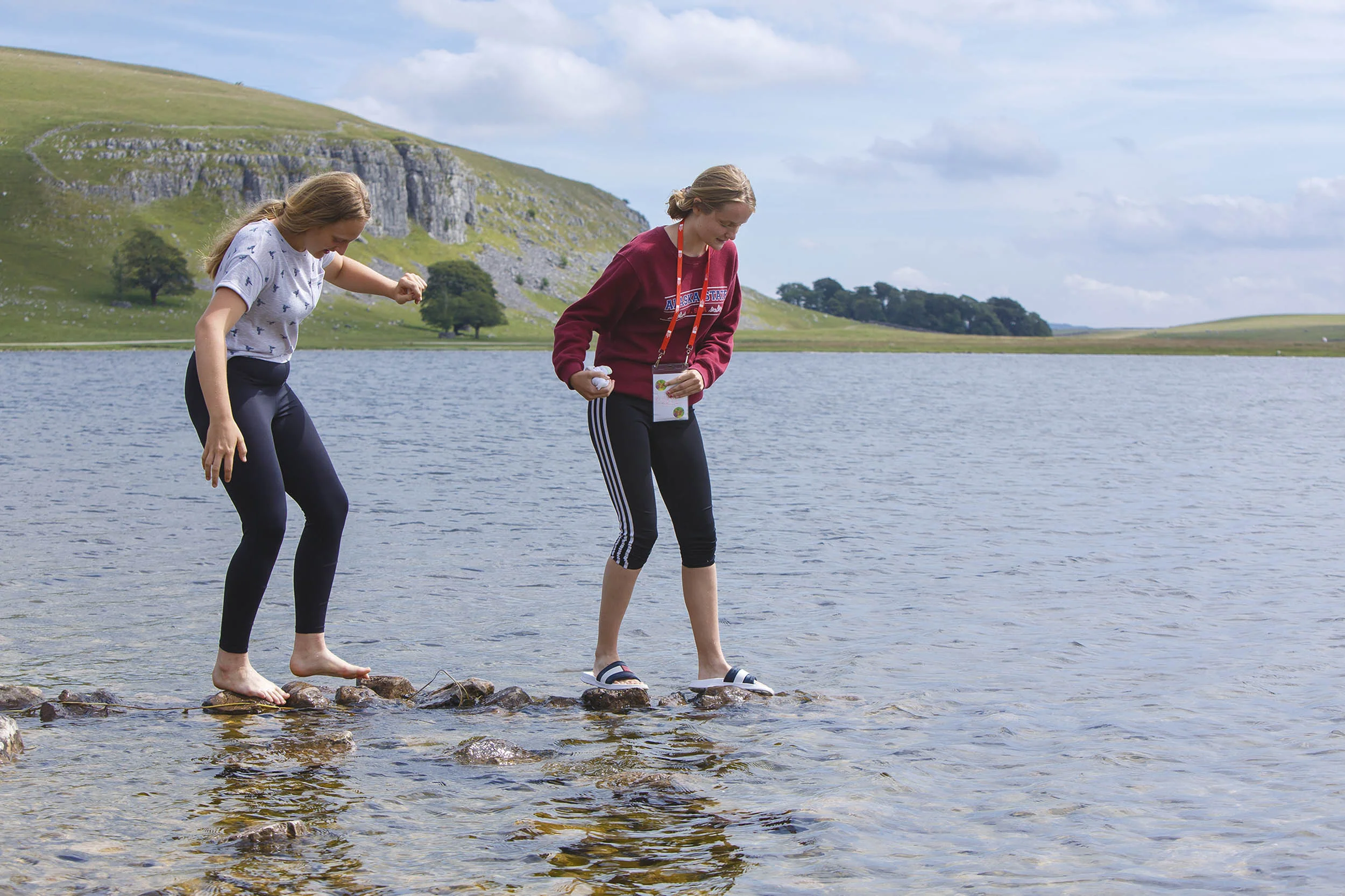 A photograph taken at the British Ecological Society Summer School at Malham Tarn, Yorkshire