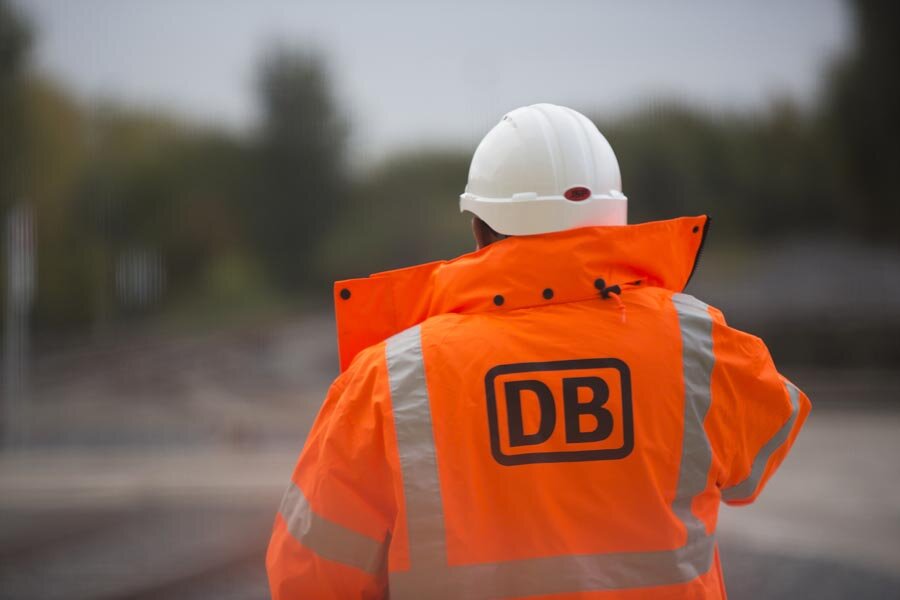 A photograph of a corporate event for DB Cargo, Wolverhampton, England