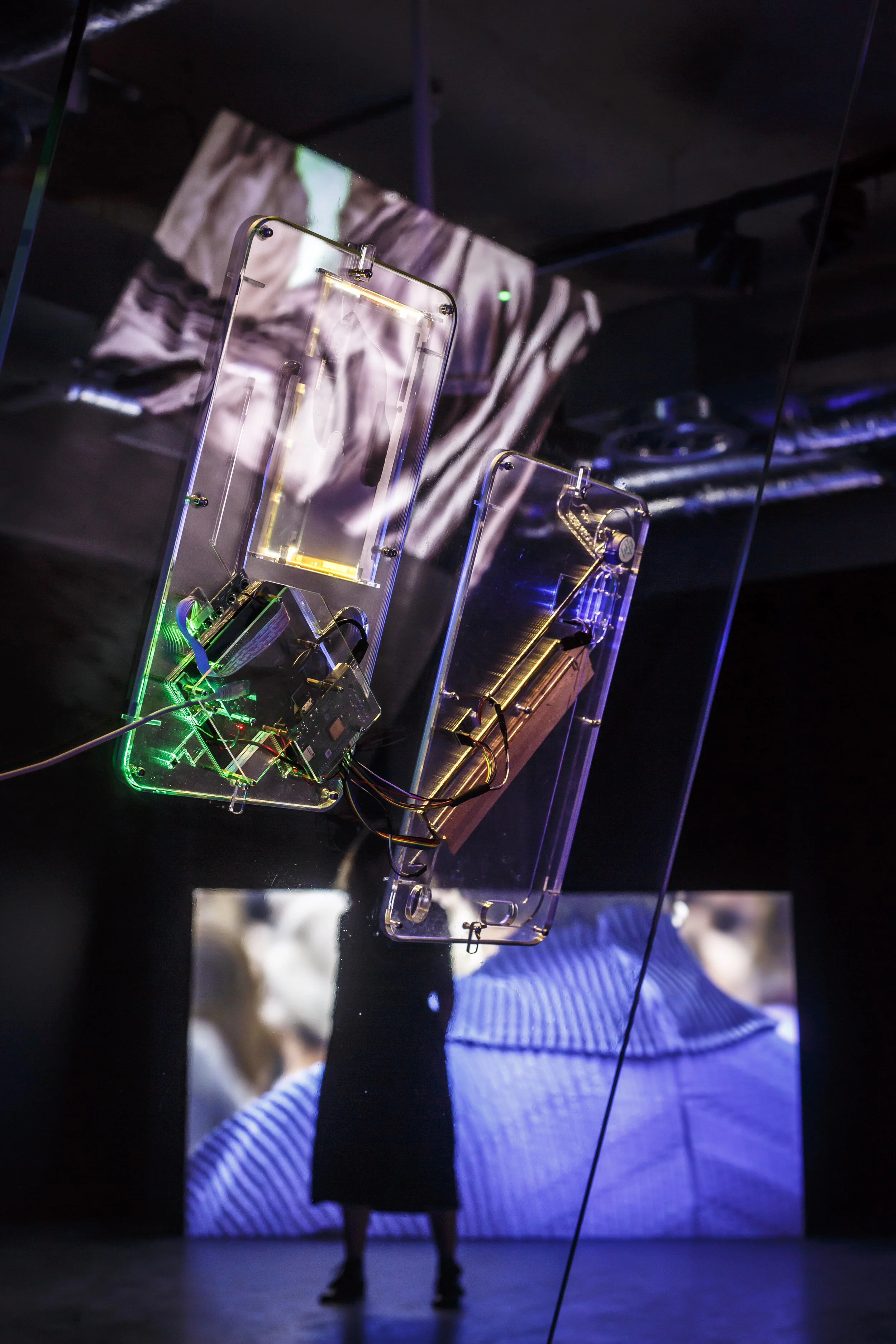 Documentary photography of Helen Knowles 'Trickle Down', Arebyte Gallery, London