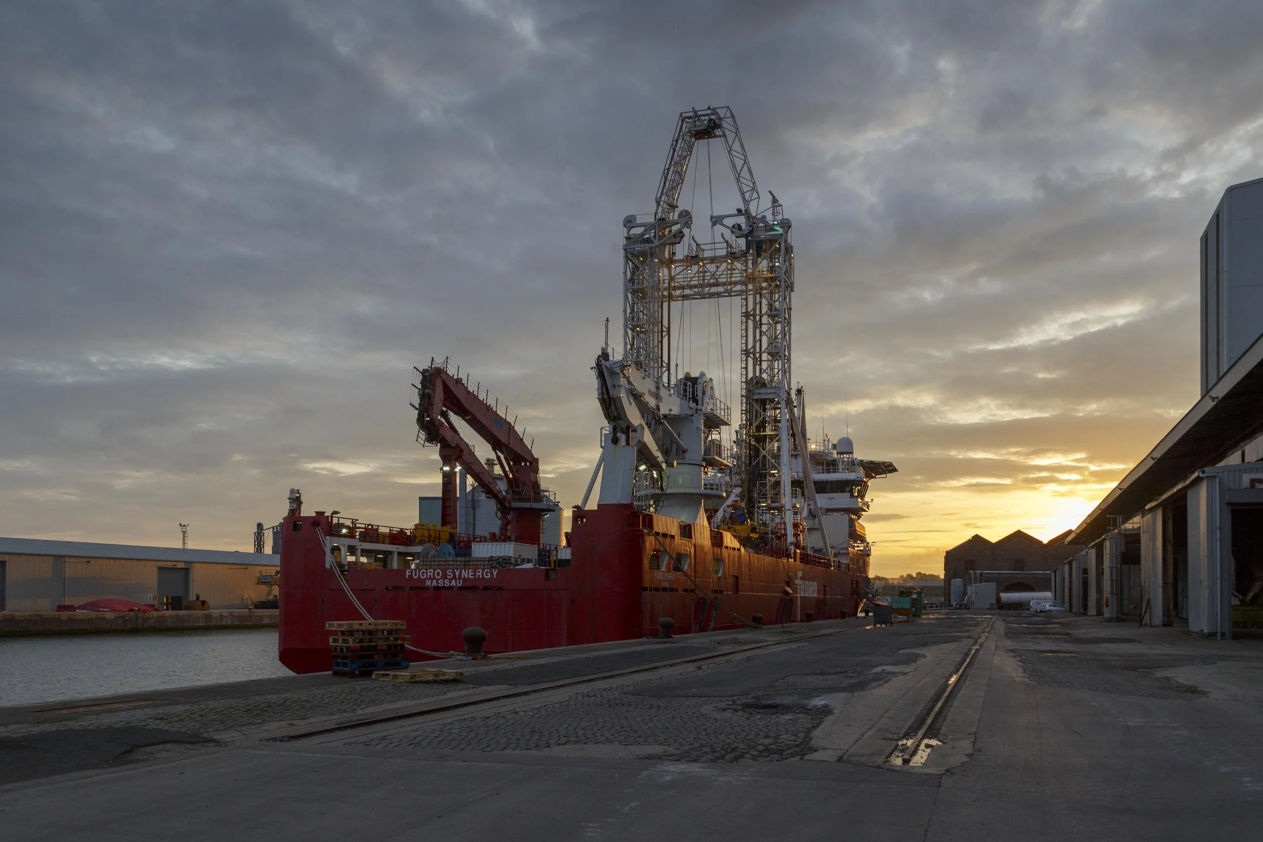 On board the Fugro Synergy for BP