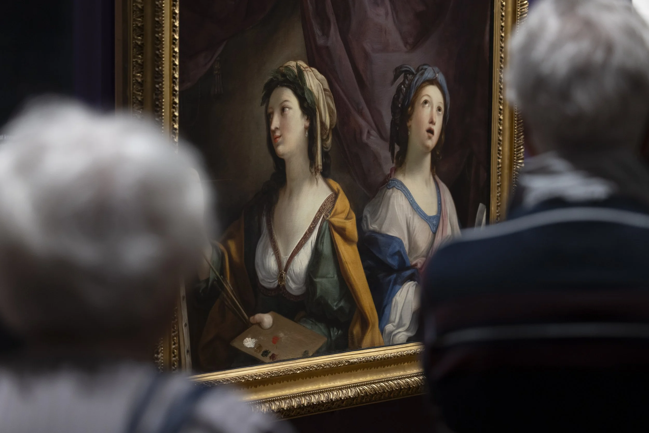 Art Fund patrons peruse art in the Walker Art Gallery, Liverpool