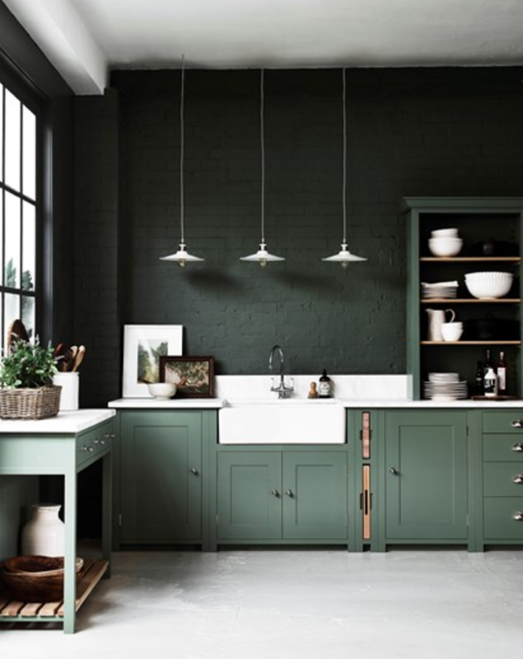 10 Inspiring Dark Green Kitchens — Smartly Artfully