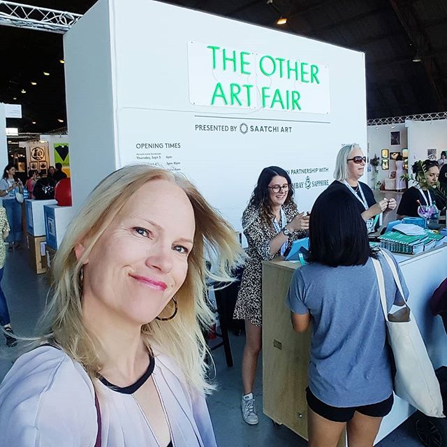 Arriving to ocean breezes, I was also blown away by this weekend's #theotherartfair at the Barker Hangar at Santa Monica Airport put on by #saatchiart. So many women artists! ❤🖼❤👍
-
-
-
#art #artfair #laart #me