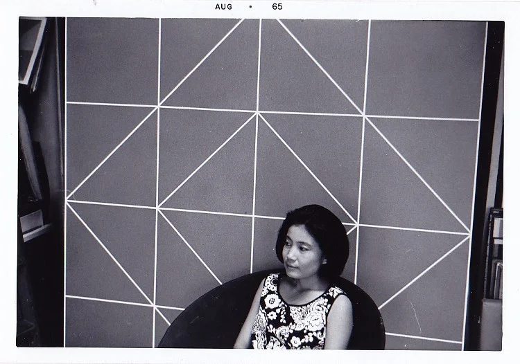 Rakuko Naito in the studio, 1965