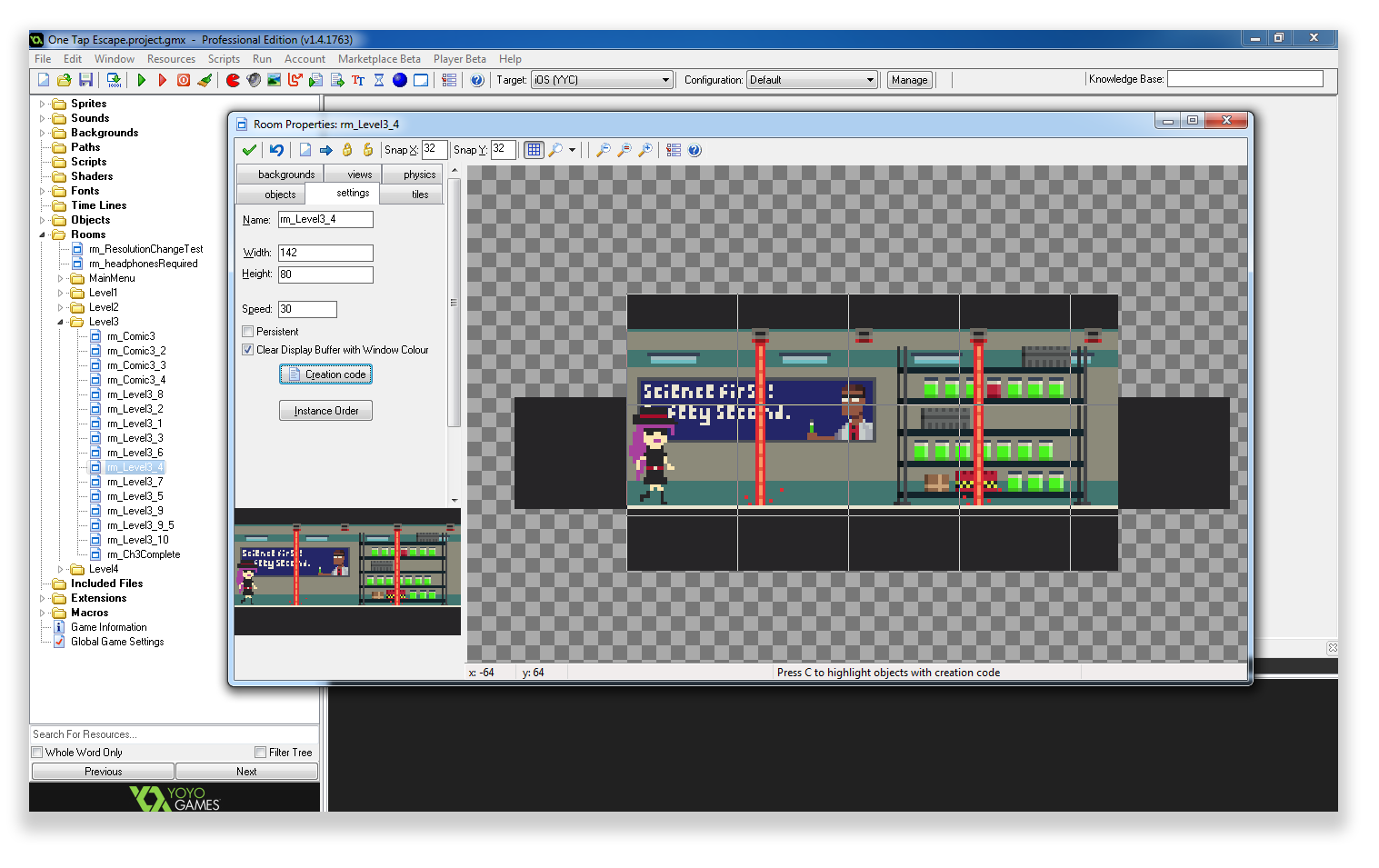 I used GameMaker to make cross-platform distribution easy.