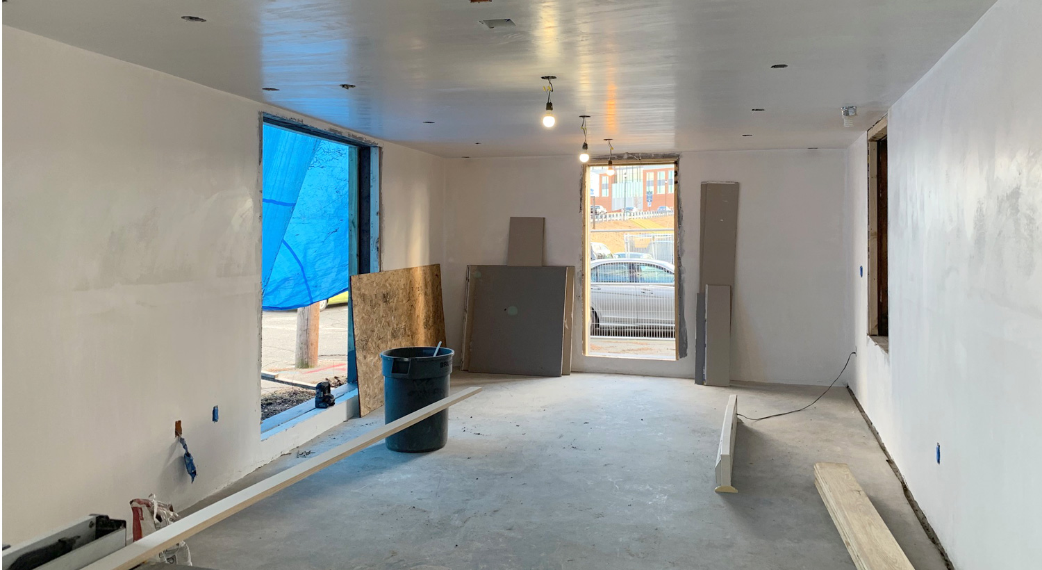 Conference room waiting for new windows