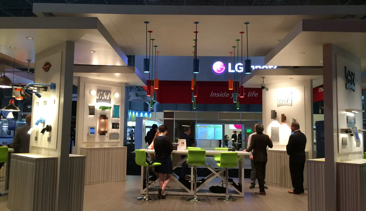 Troy RLM and CSL Booth at Lightfair