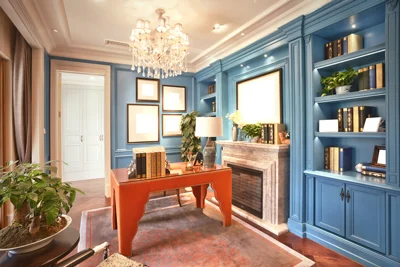 LEDs illuminating the traditional home