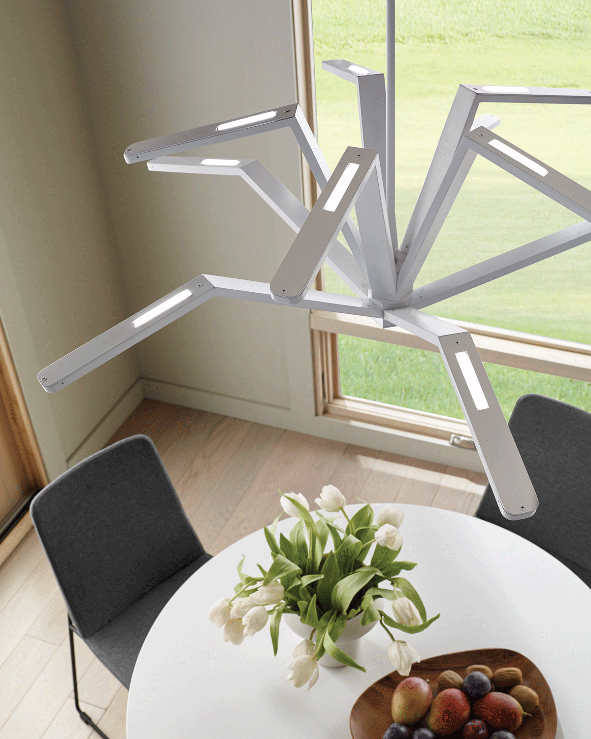 Chandeliers don't have to be boring